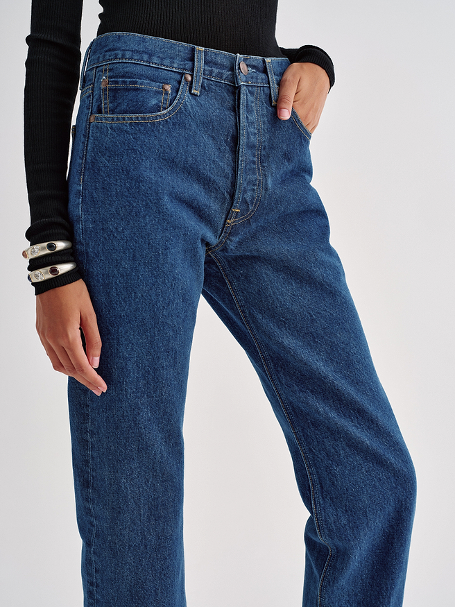 Orwell Jean in Rigid Denim