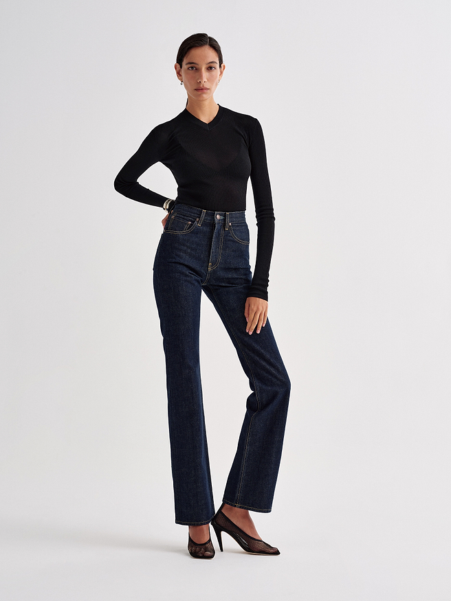 Brontë Jean in Rigid Denim