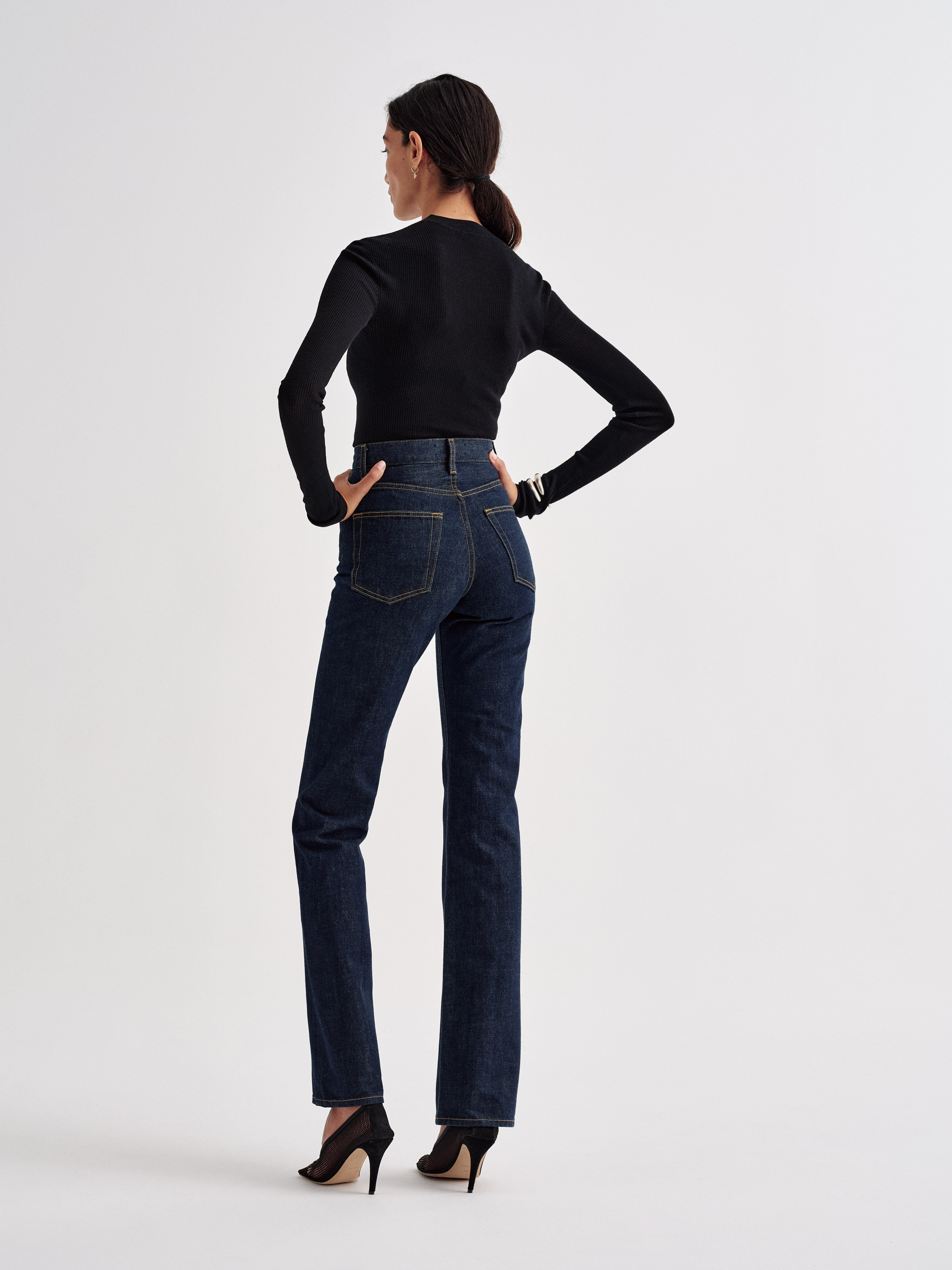 Brontë Jean in Rigid Denim