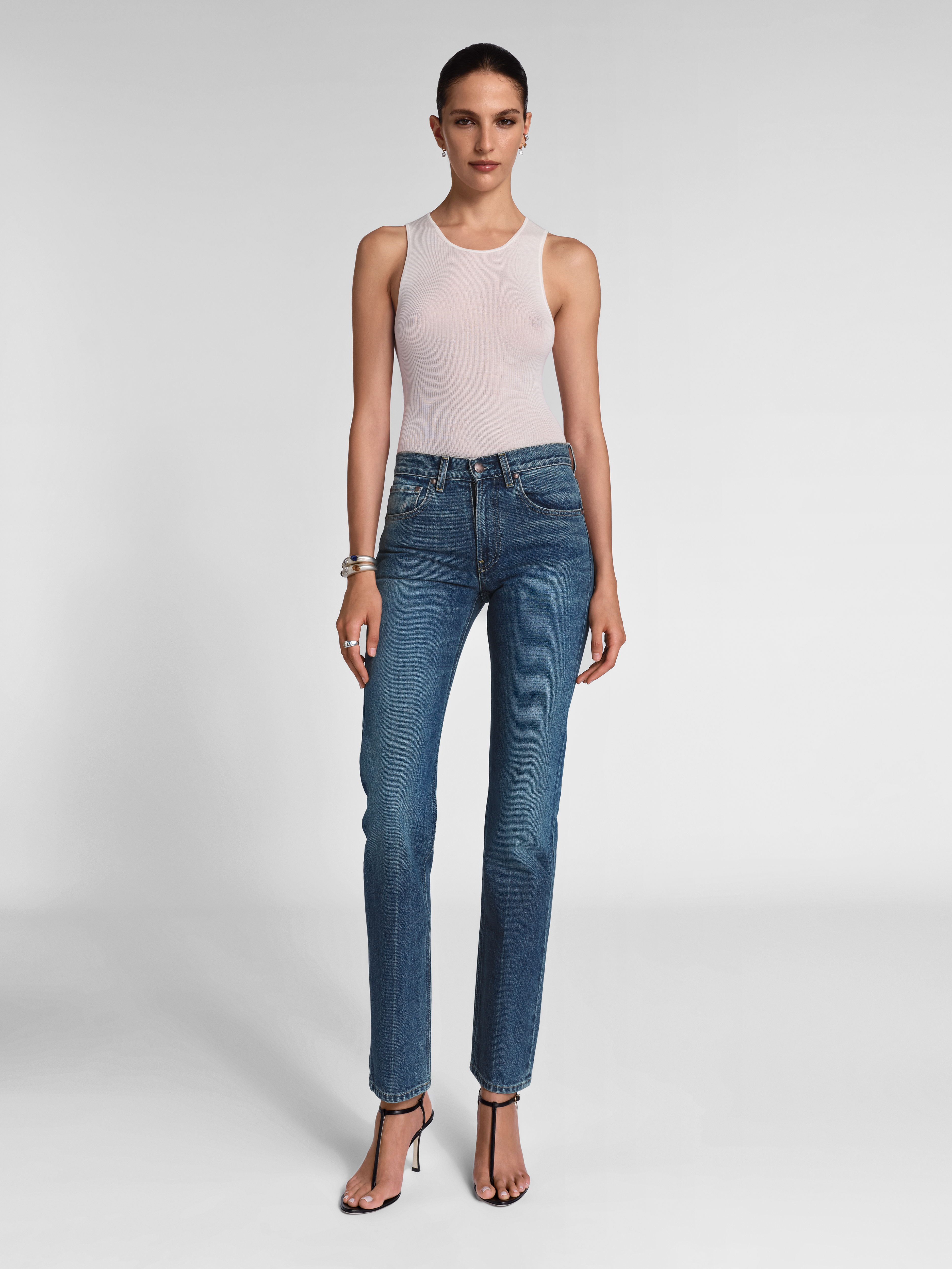 Huxley Jean in Rigid Denim