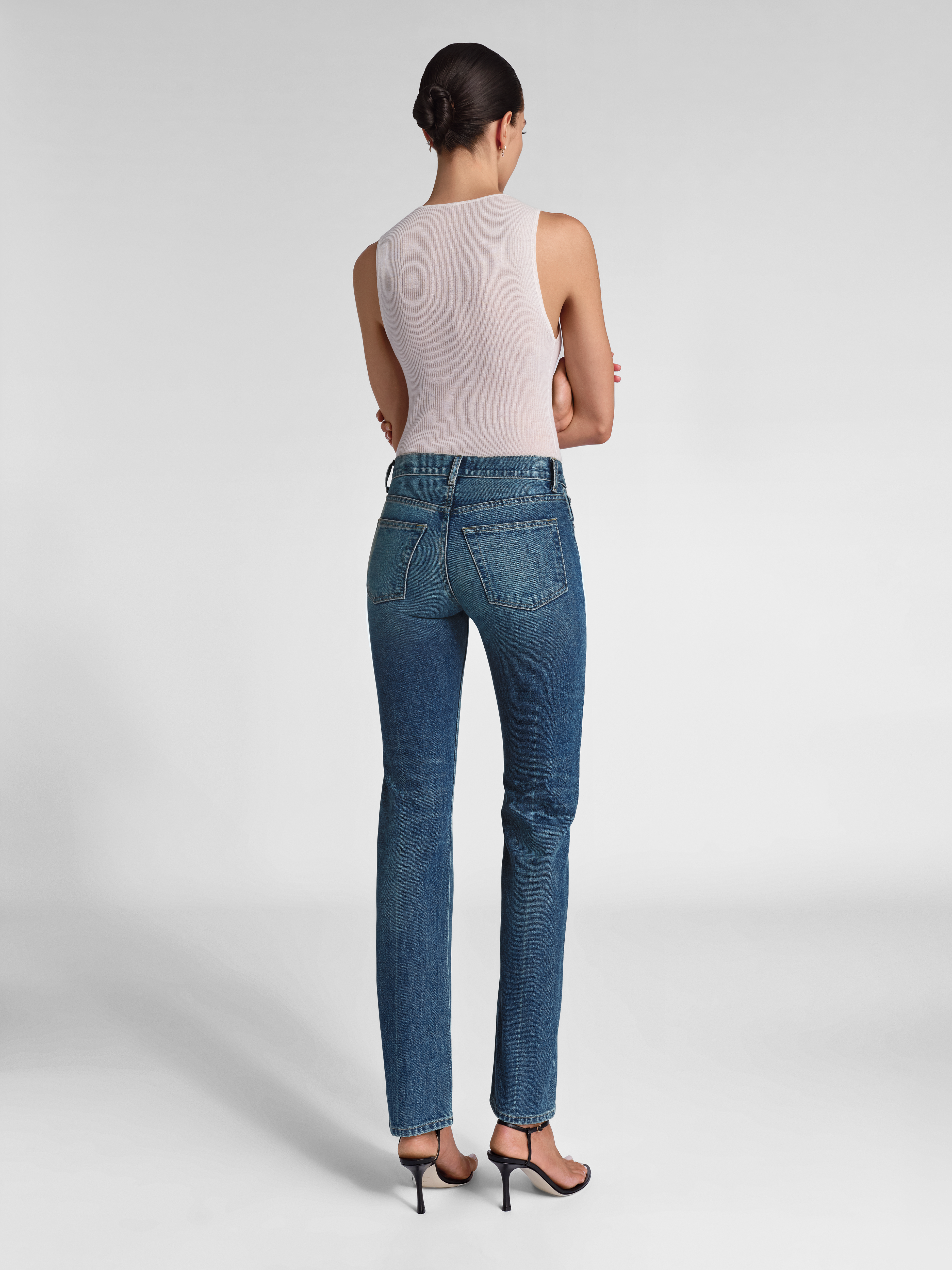 Huxley Jean in Rigid Denim