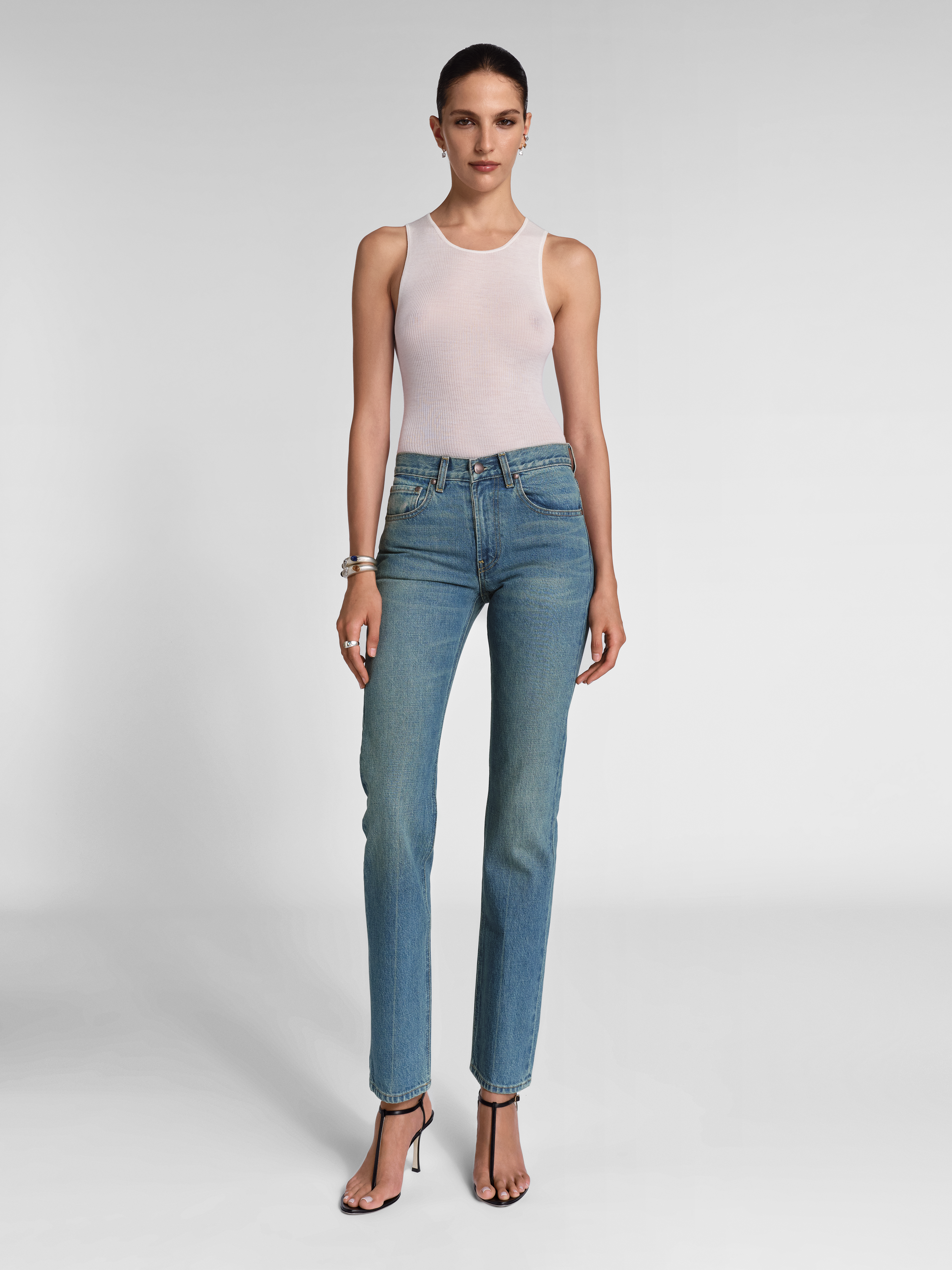Huxley Jean in Rigid Denim