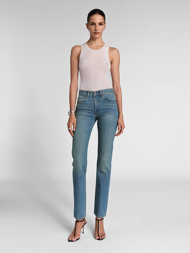 Huxley Jean in Rigid Denim