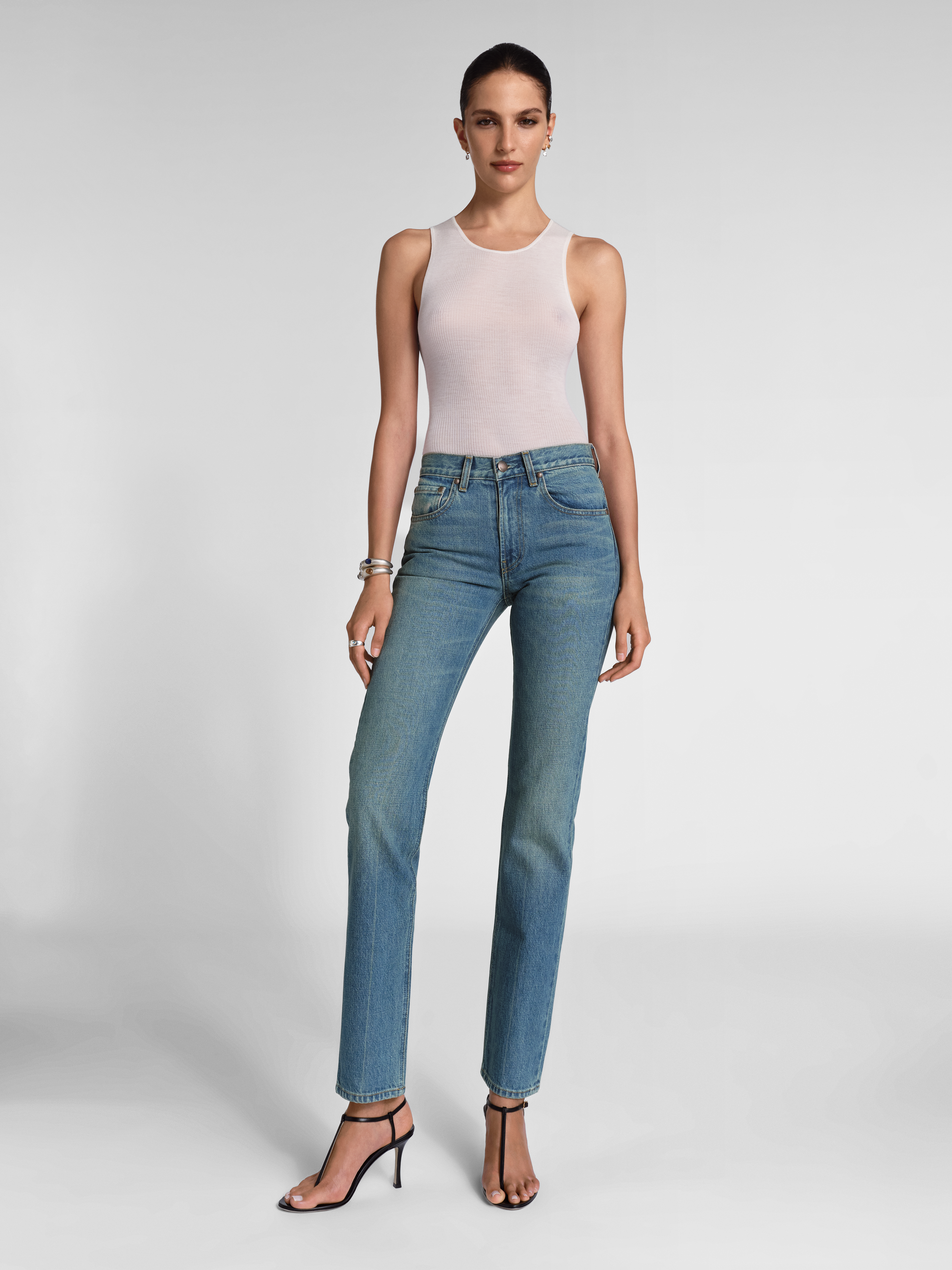 Huxley Jean in Rigid Denim