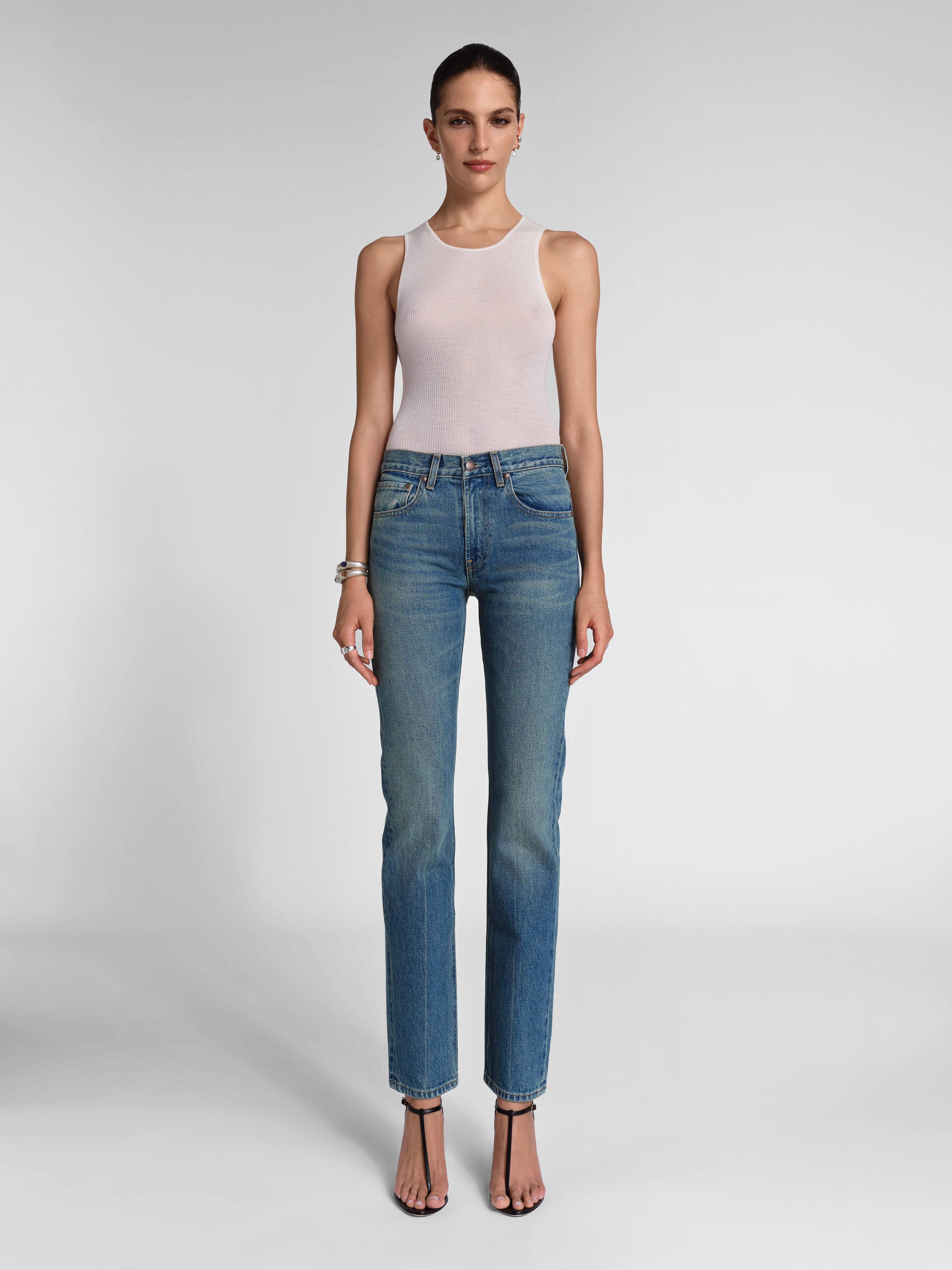 Huxley Jean in Rigid Denim