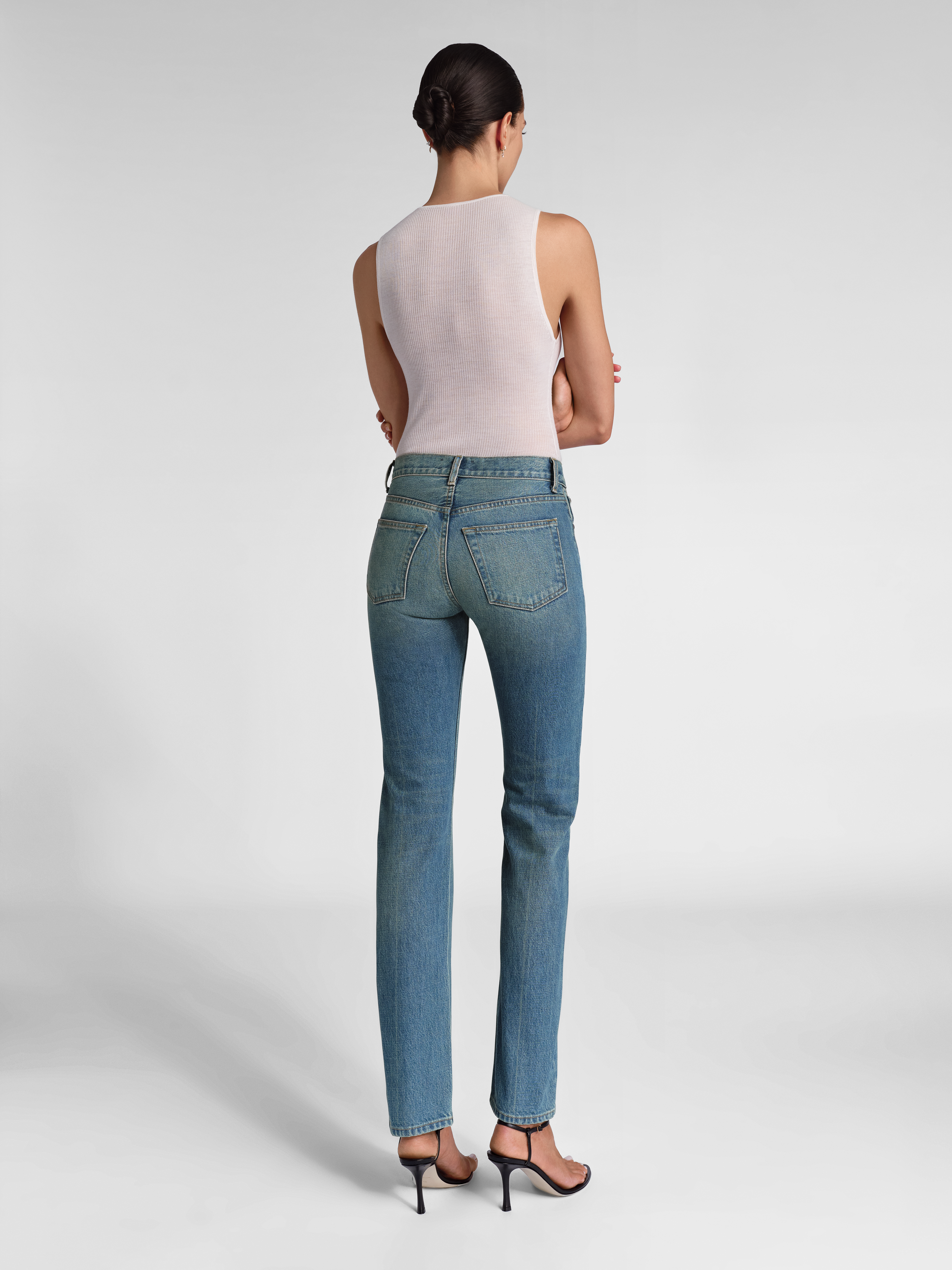 Huxley Jean in Rigid Denim
