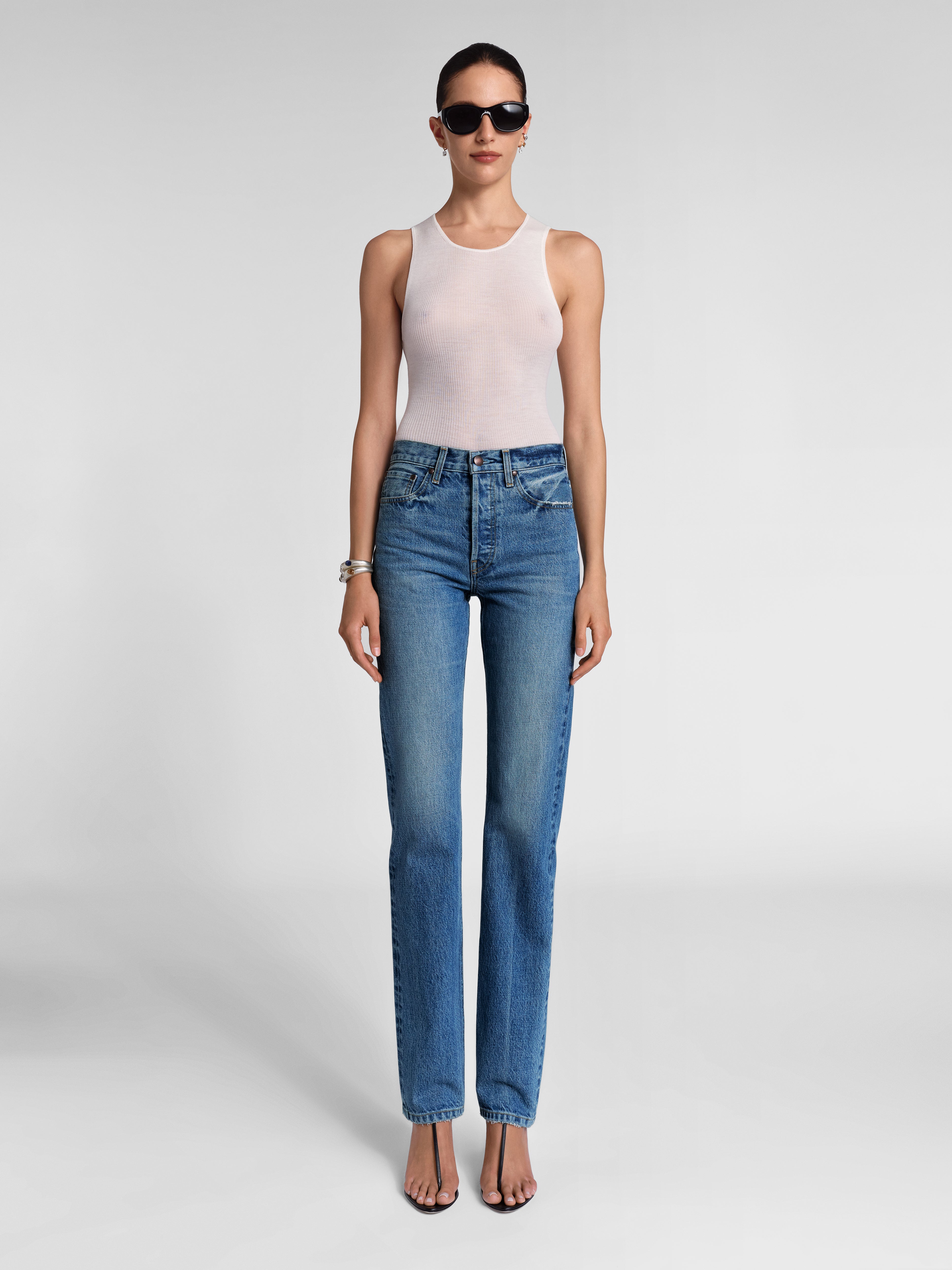 Orwell Jean in Rigid Denim