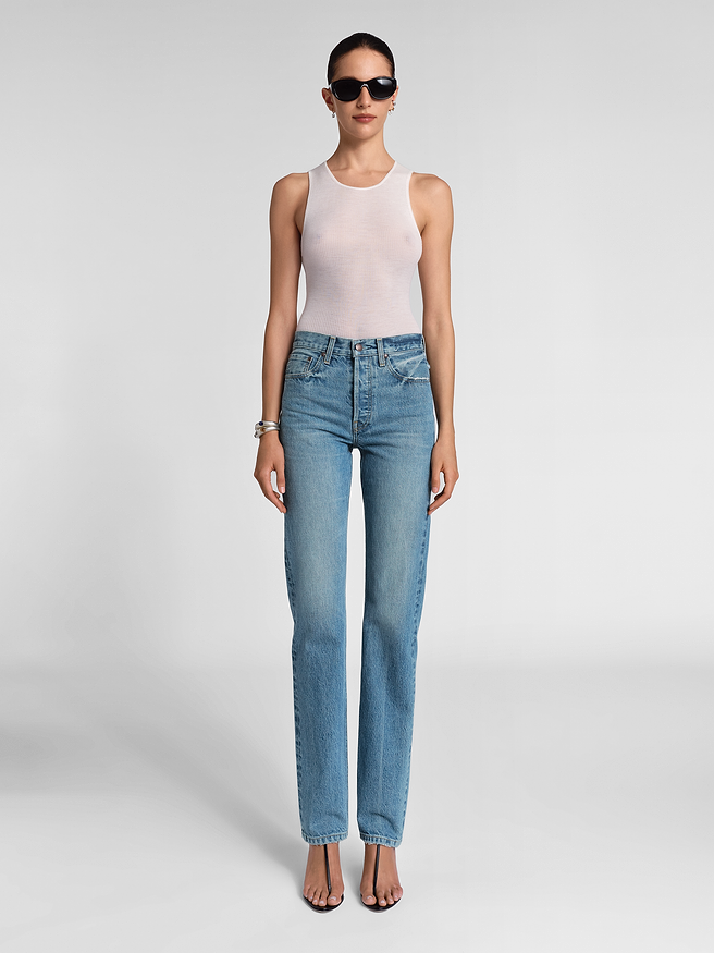 Orwell Jean in Rigid Denim