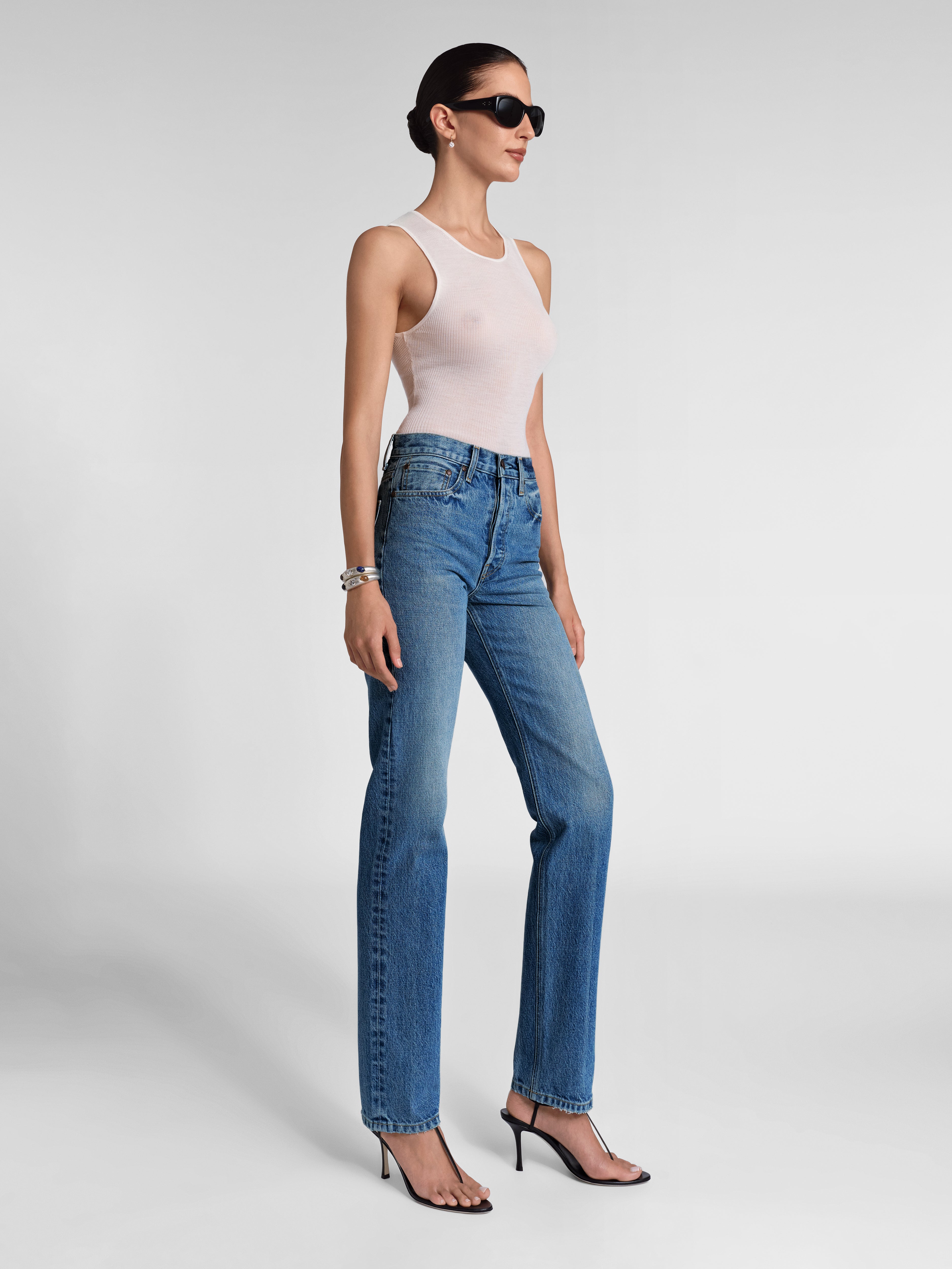 Orwell Jean in Rigid Denim