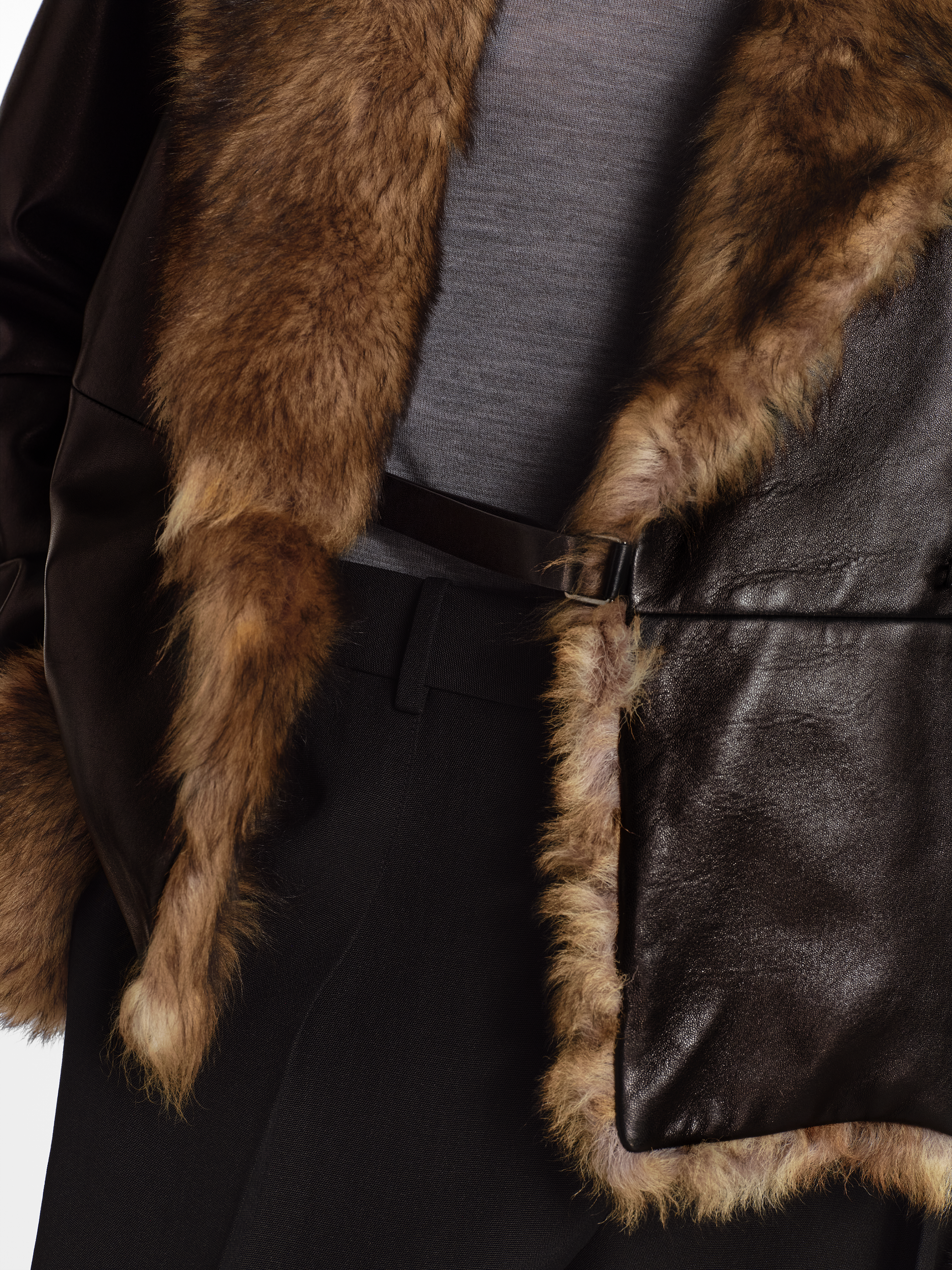 Pero Coat in Leather
