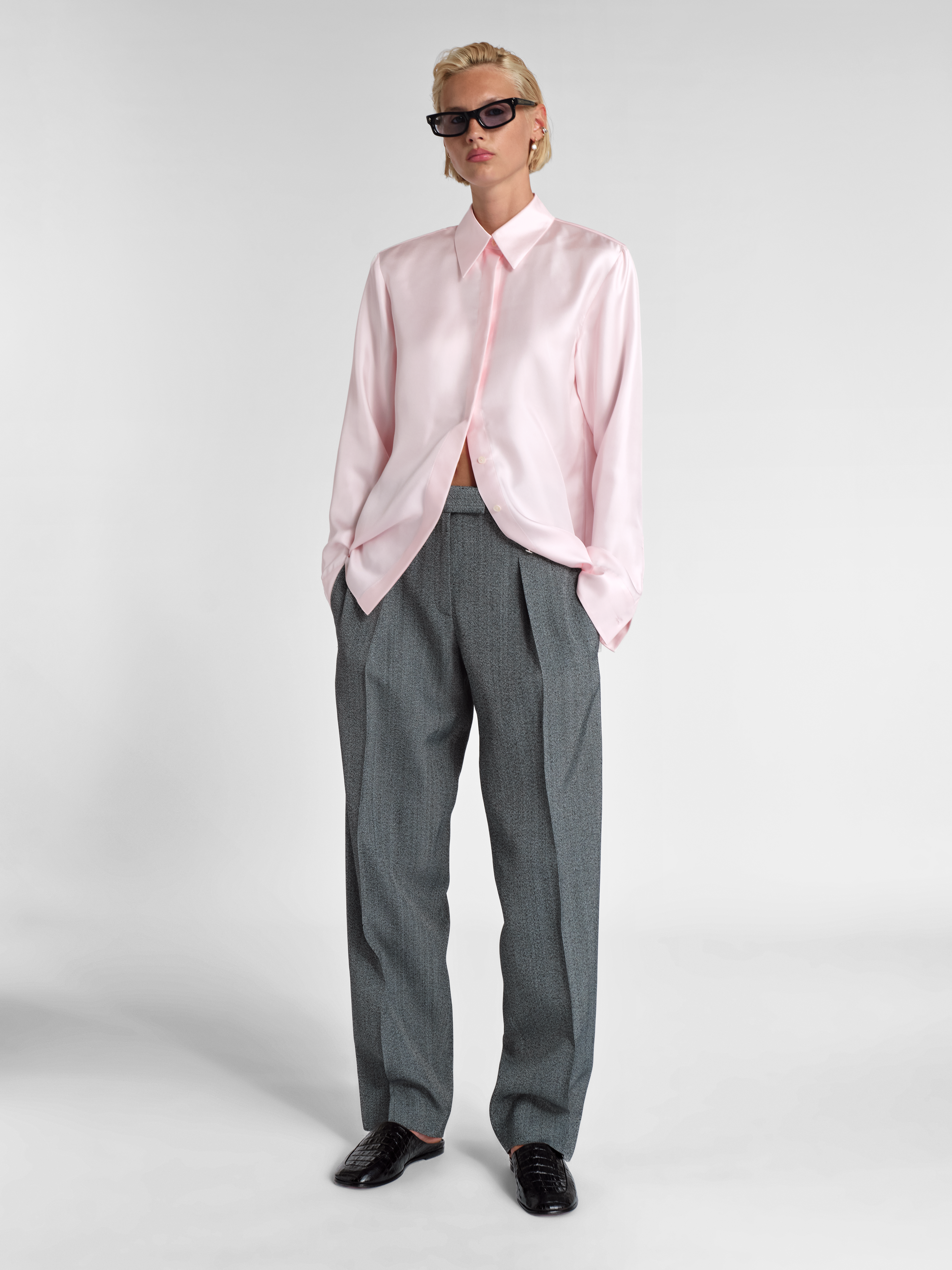 Danika Trouser in Viscose Silk