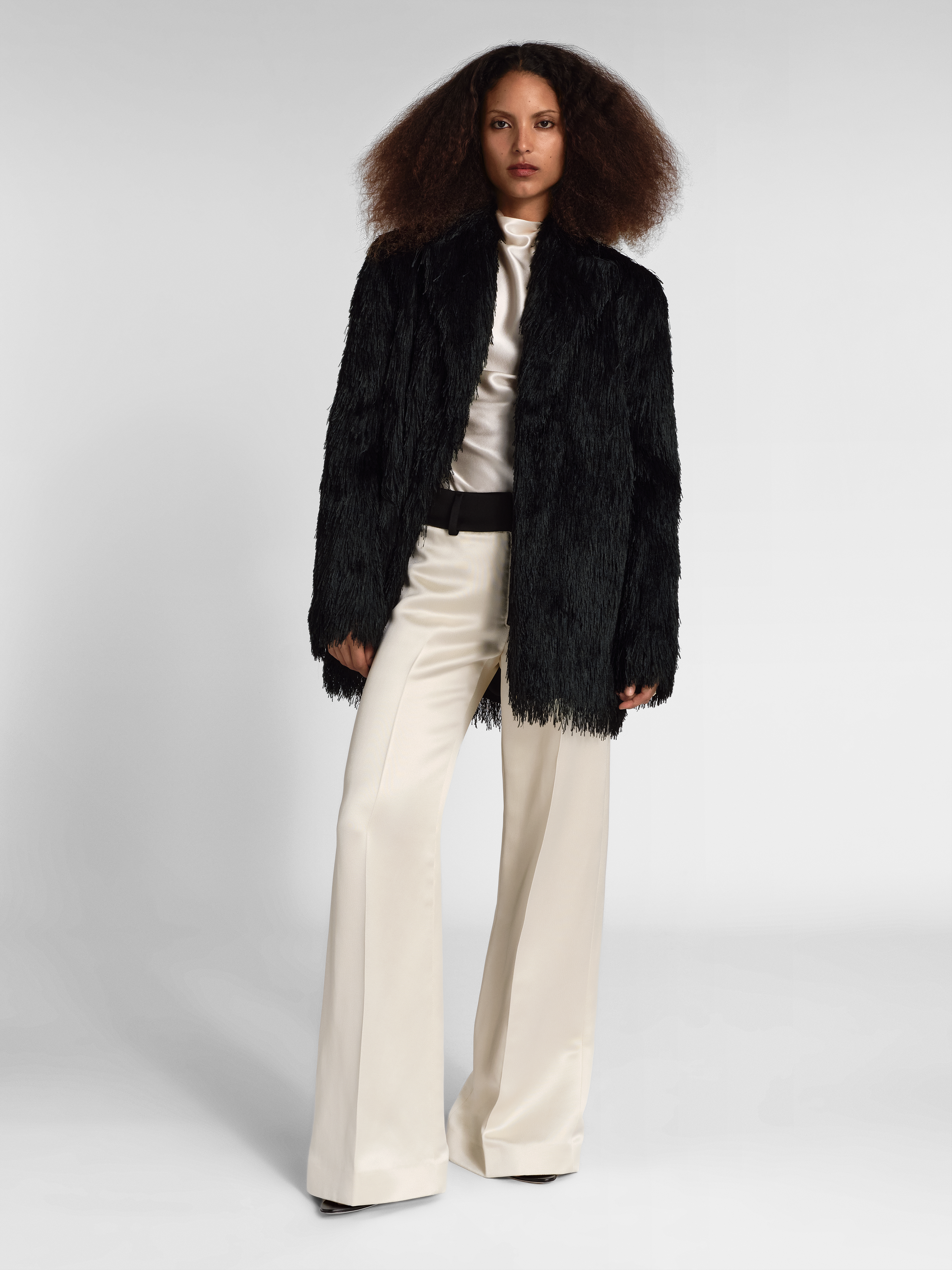 Ravel Coat in Fringe