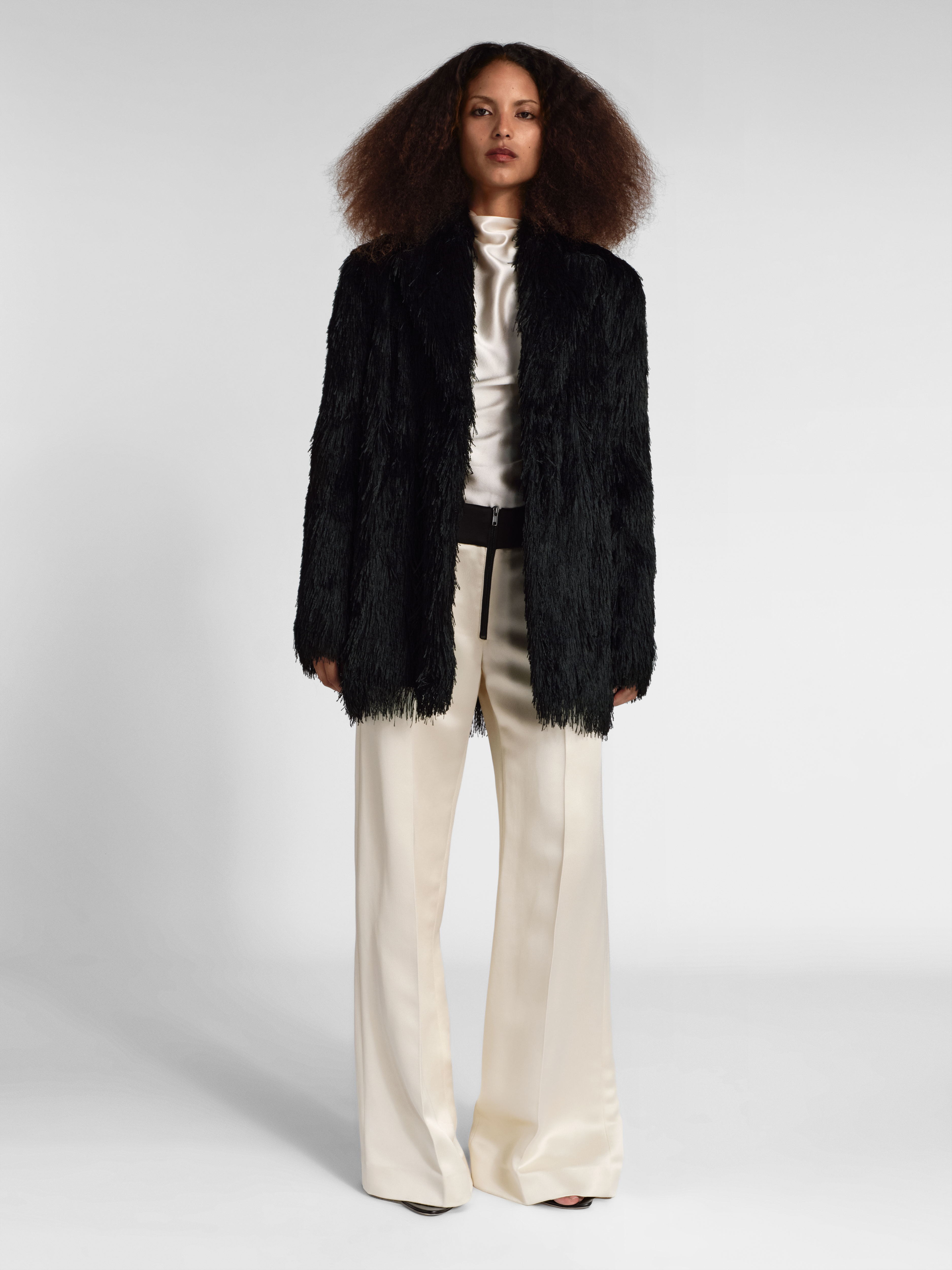 Ravel Coat in Fringe