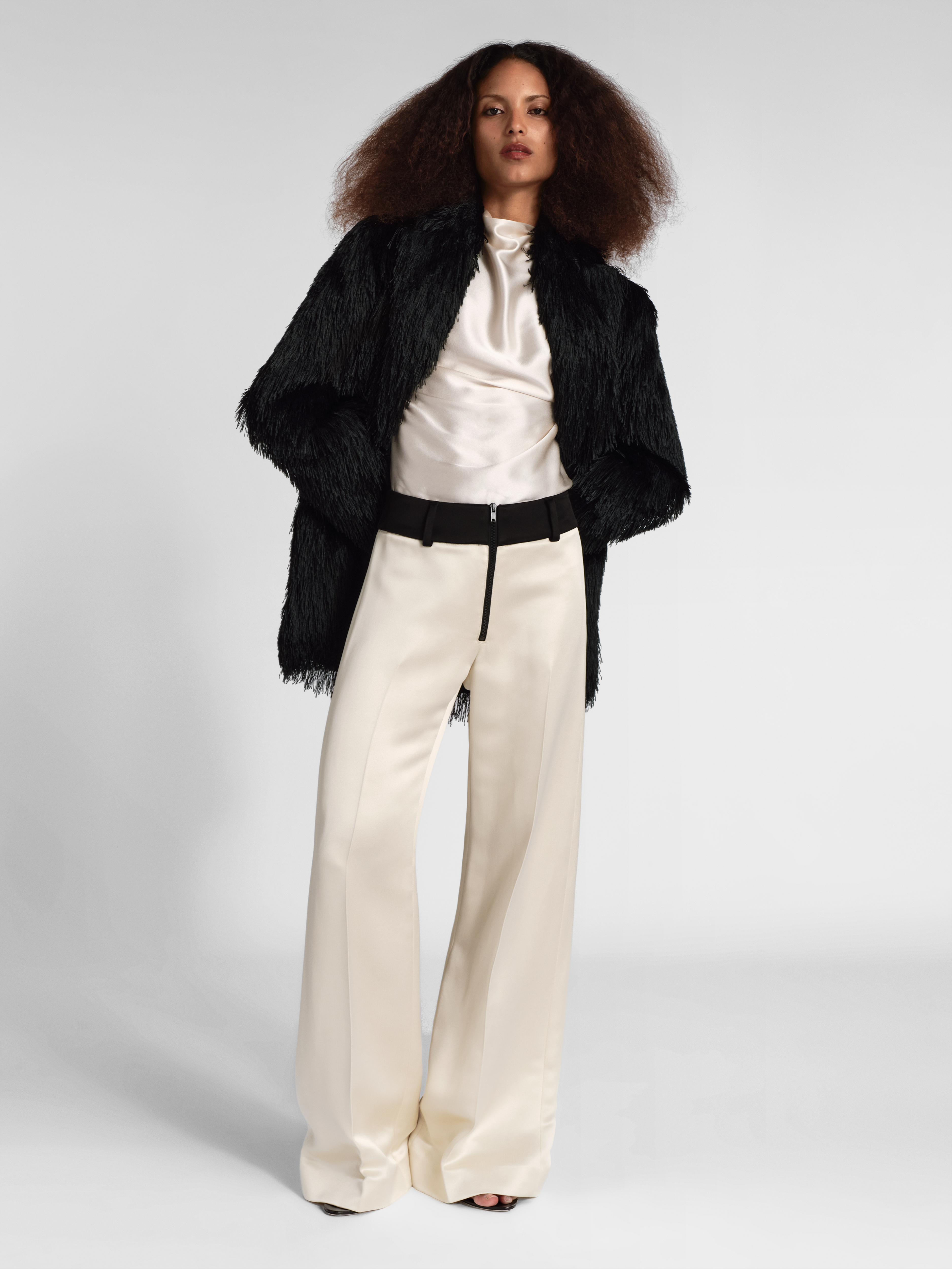 Ravel Coat in Fringe