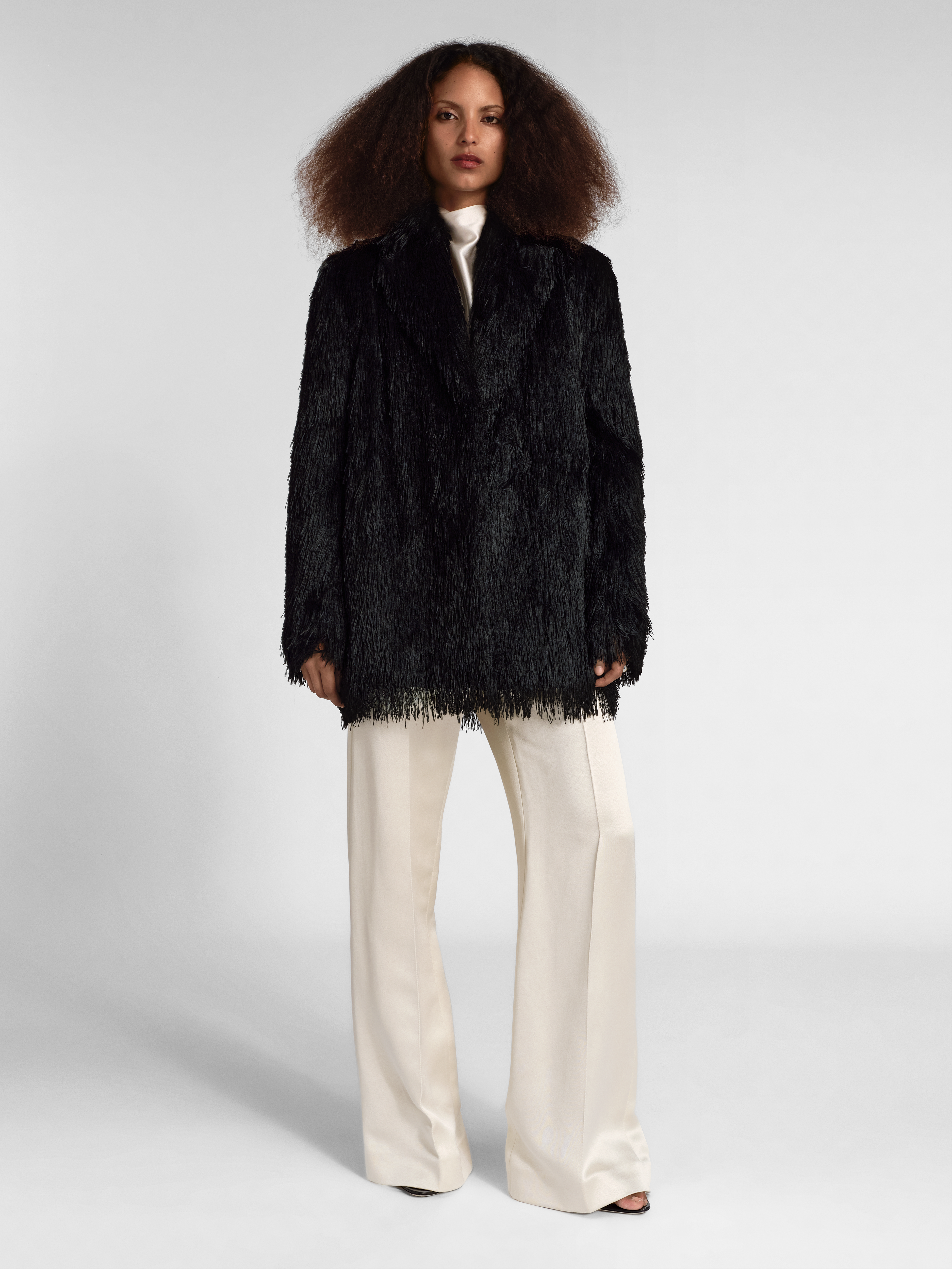 Ravel Coat in Fringe