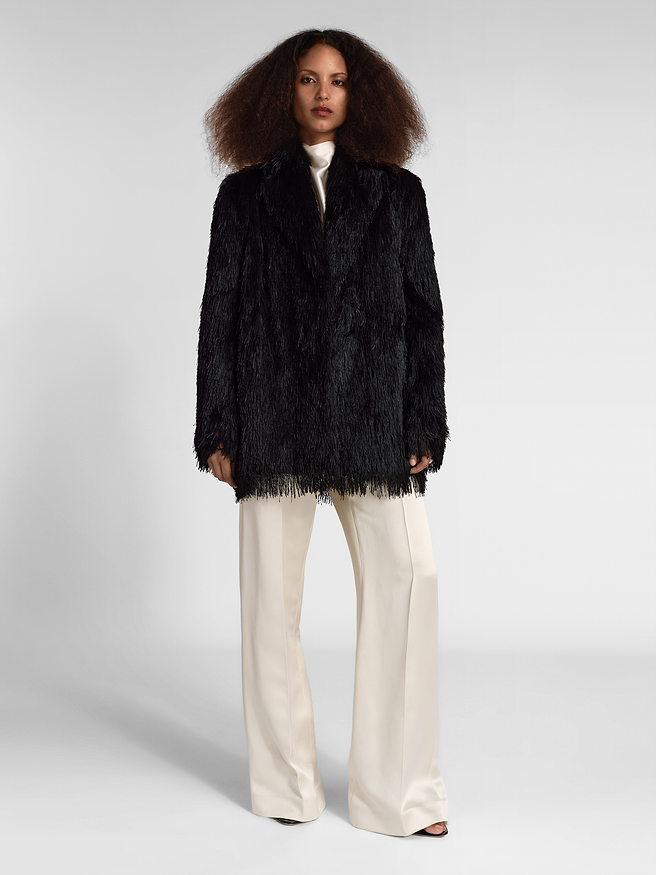 Ravel Coat in Fringe