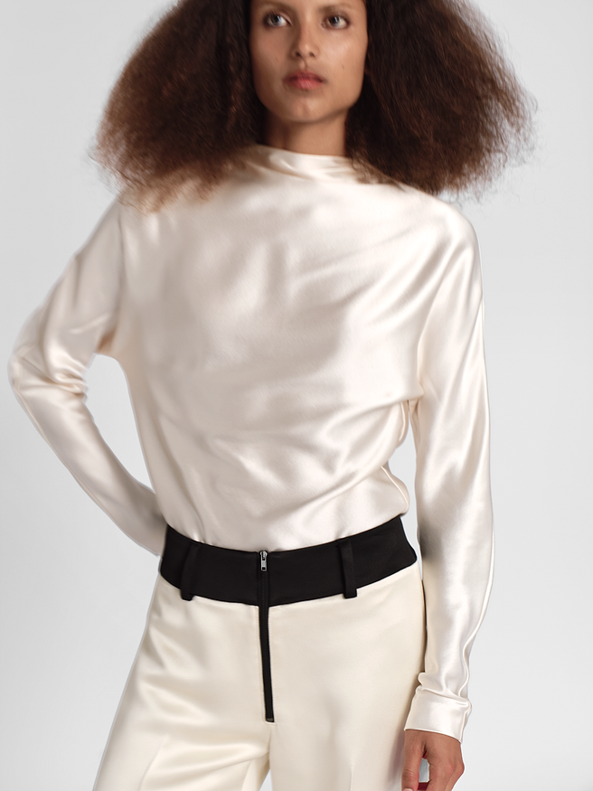 Ziva Top in Silk