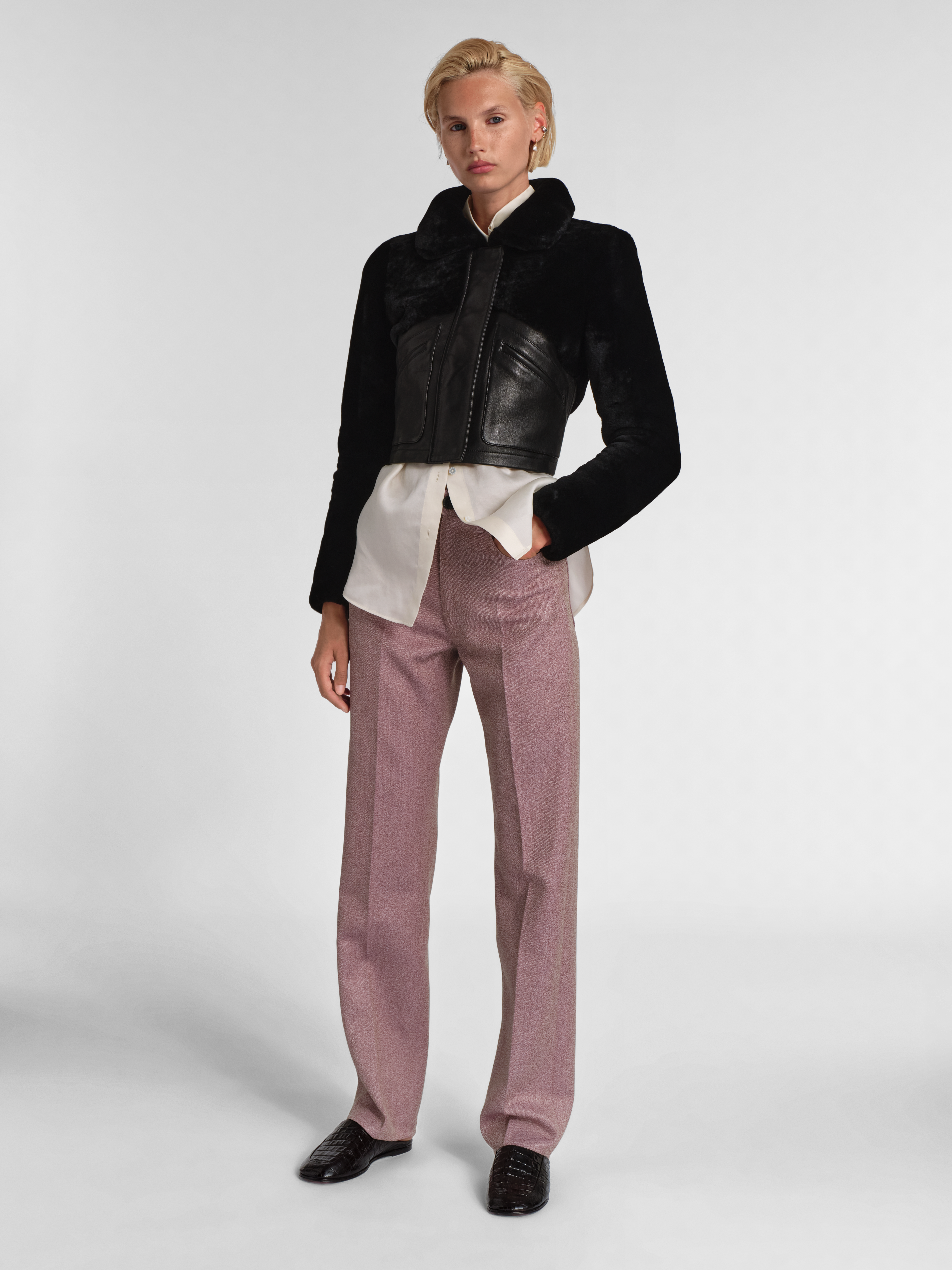 Reese Pant in Wool Viscose