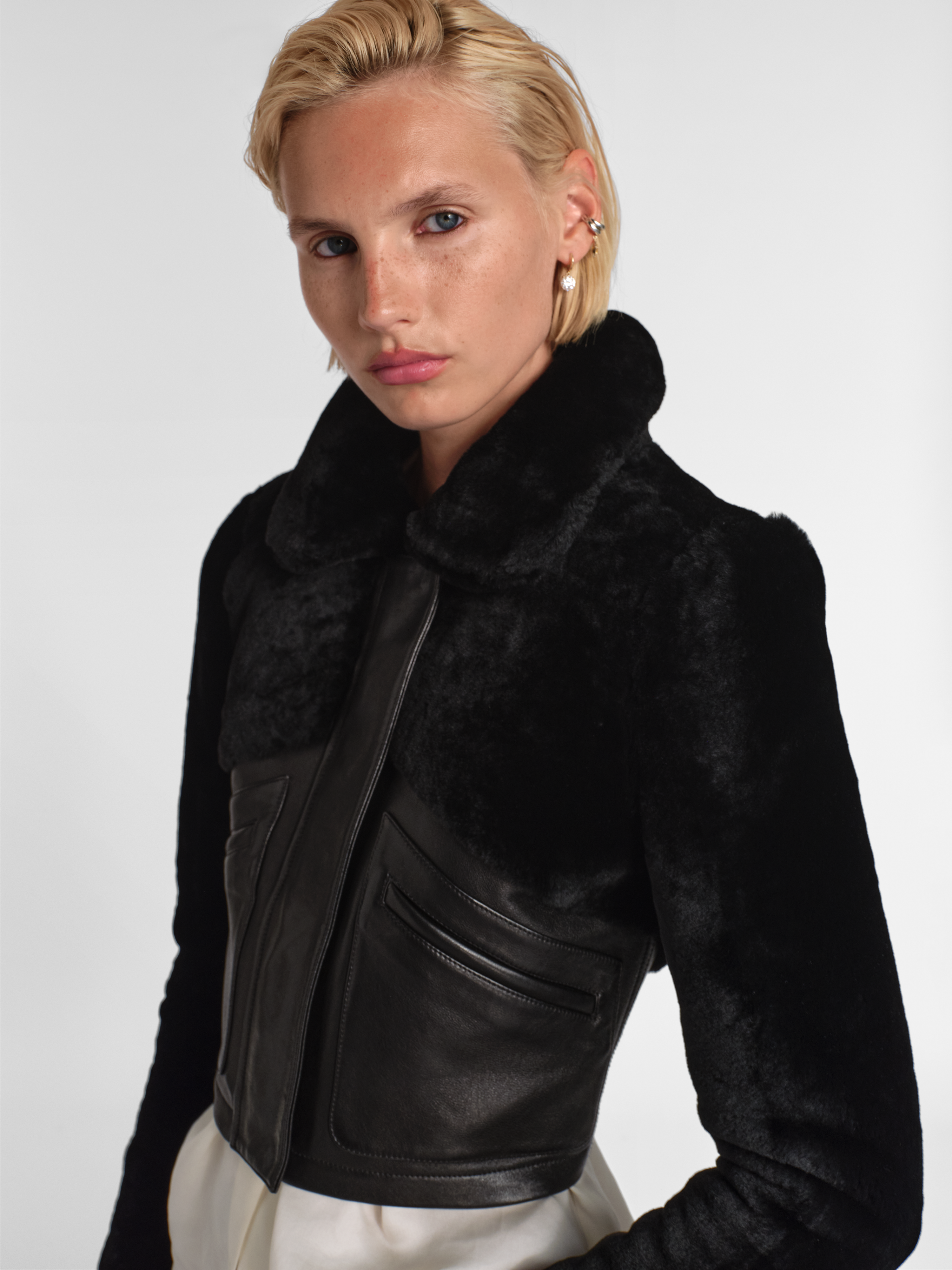 Quinn Jacket in Shearling