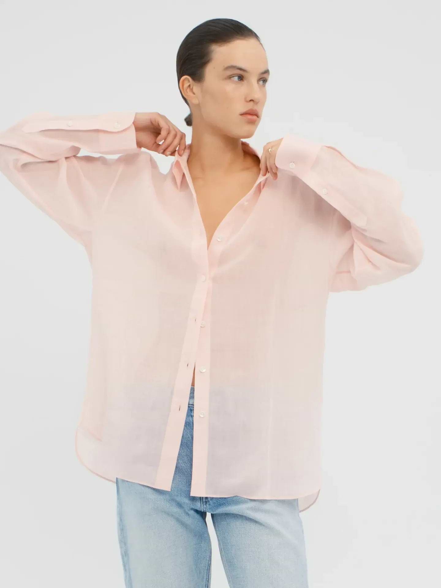 Brein Shirt in Organdy - AFLALO