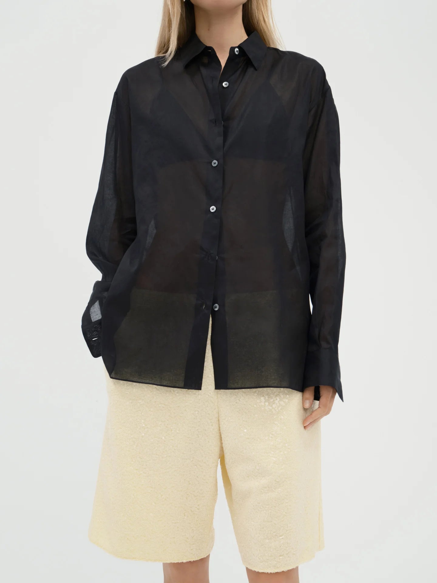 Leander Short in Silk - AFLALO