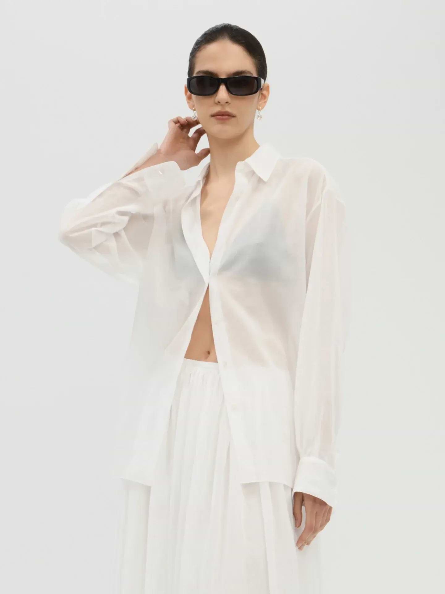 Brein Shirt in Cotton - AFLALO