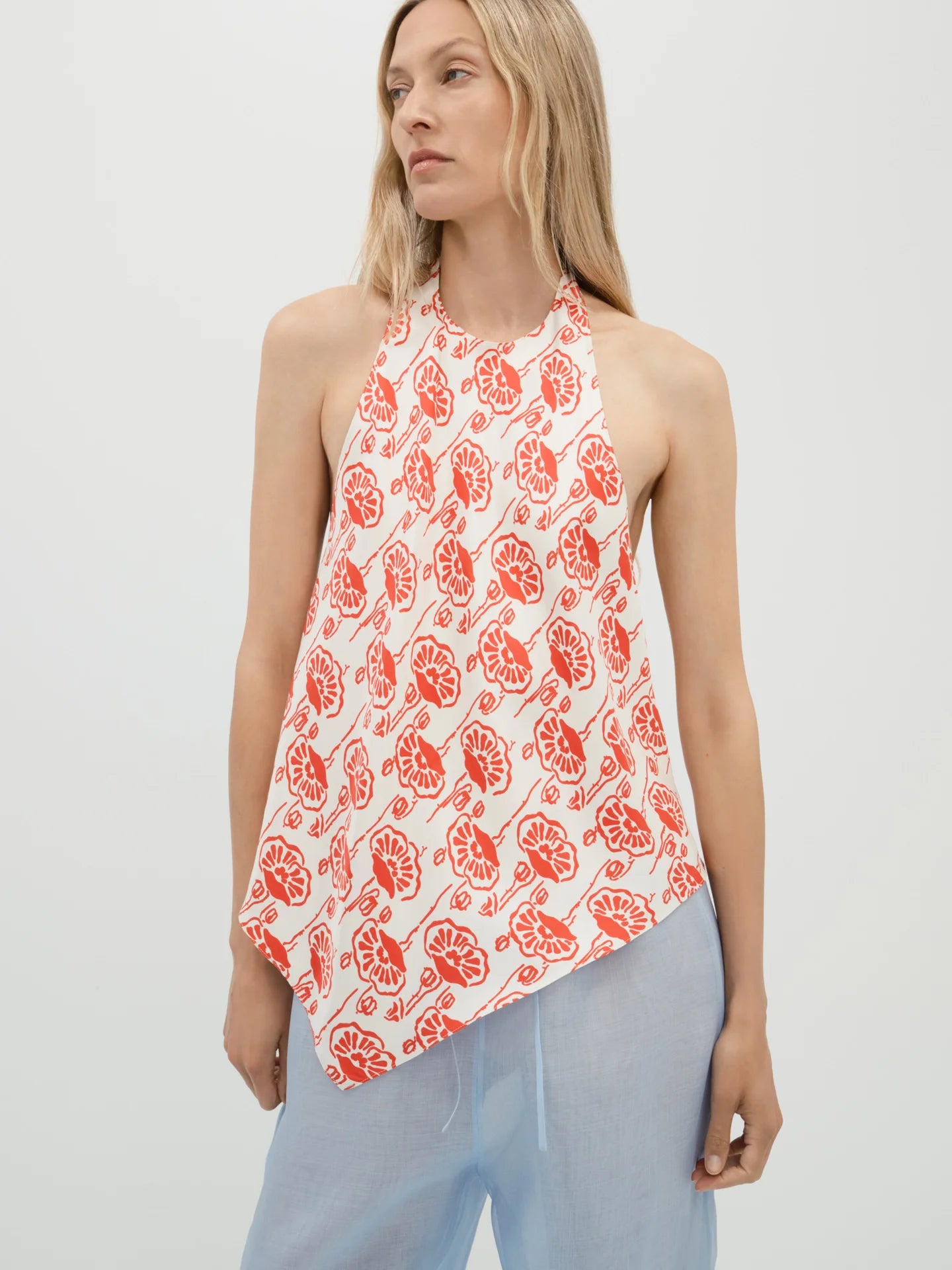 Auvira Top in Silk - AFLALO