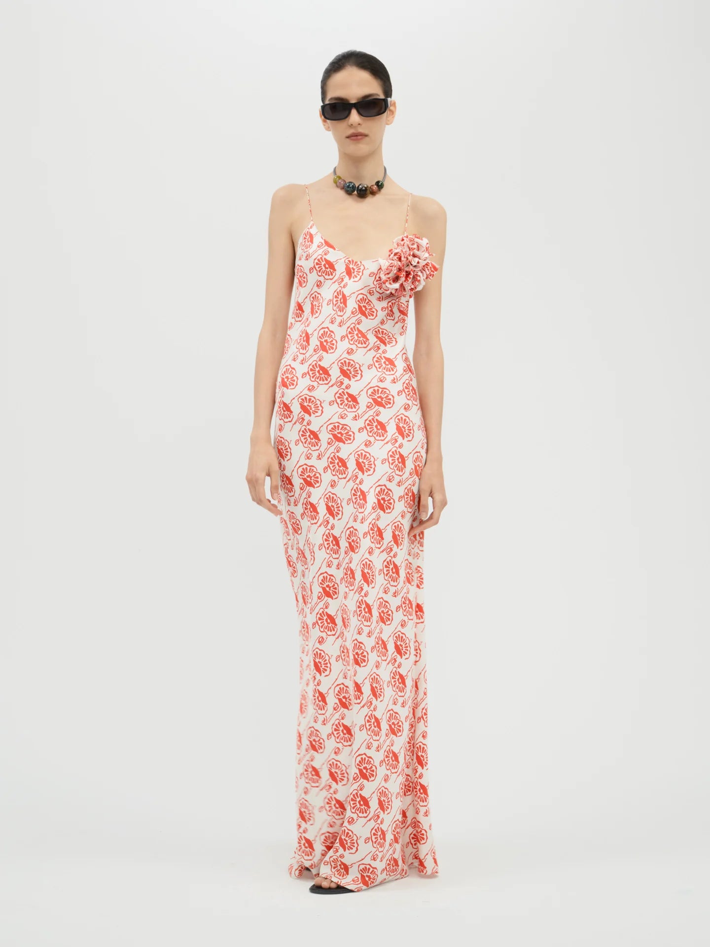 Dahlia Dress in Silk - AFLALO