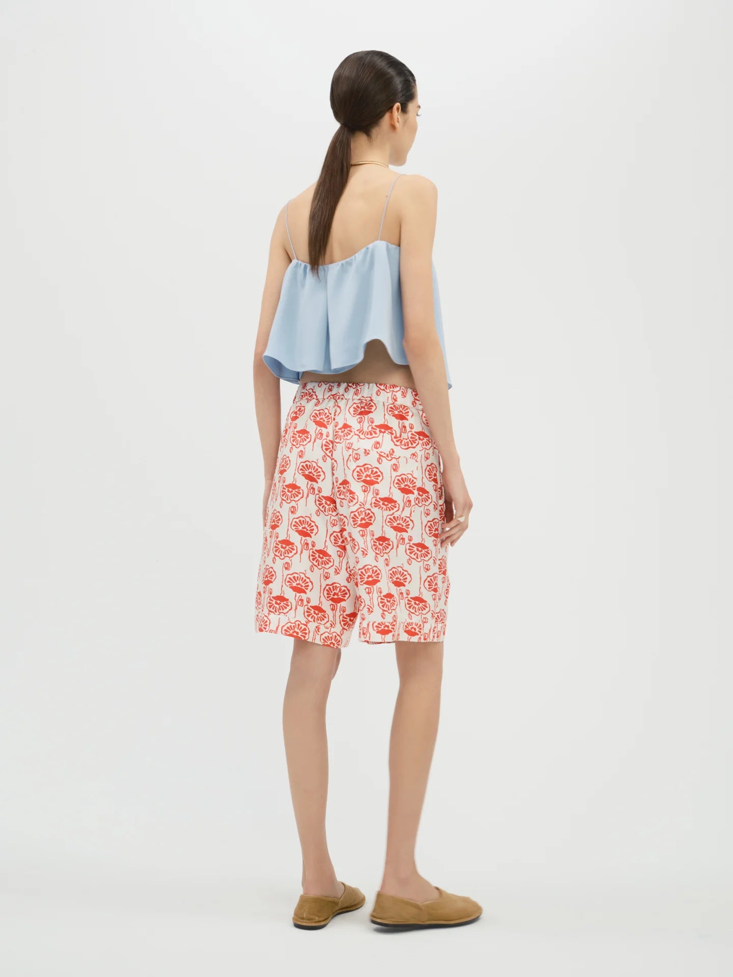 Leander Short in Silk - AFLALO