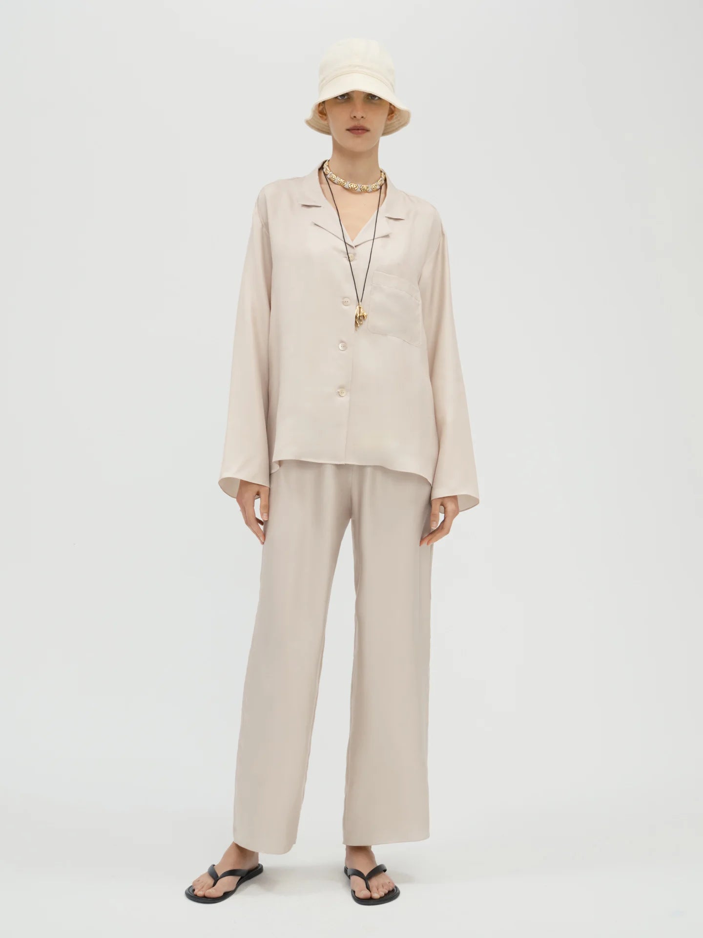 Lyra Shirt in Silk - AFLALO