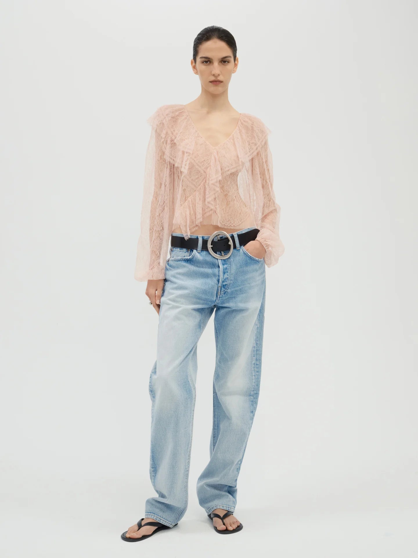 Fiorenza Top in Lace - AFLALO