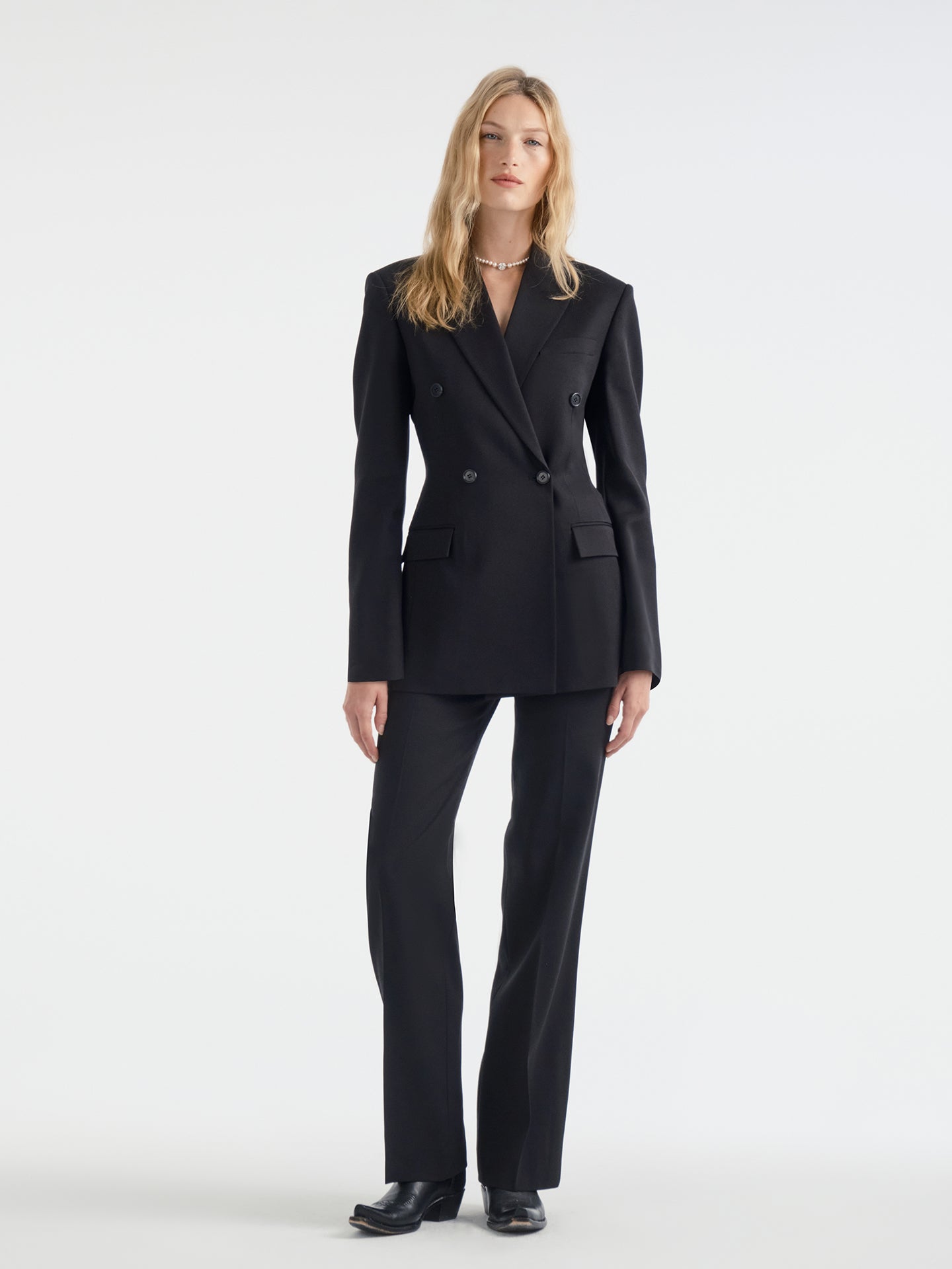 Perret Blazer in Wool Silk - AFLALO