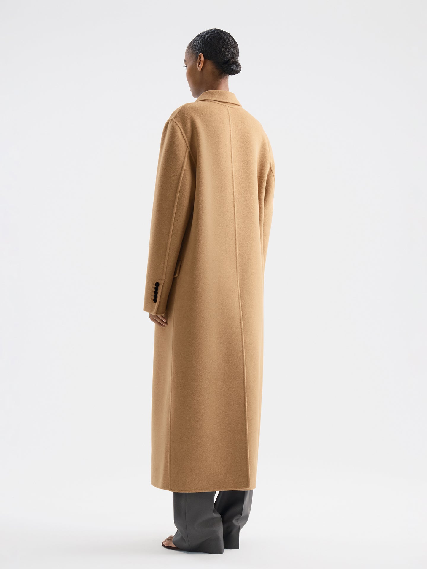 Valent Coat in Angora Wool - AFLALO