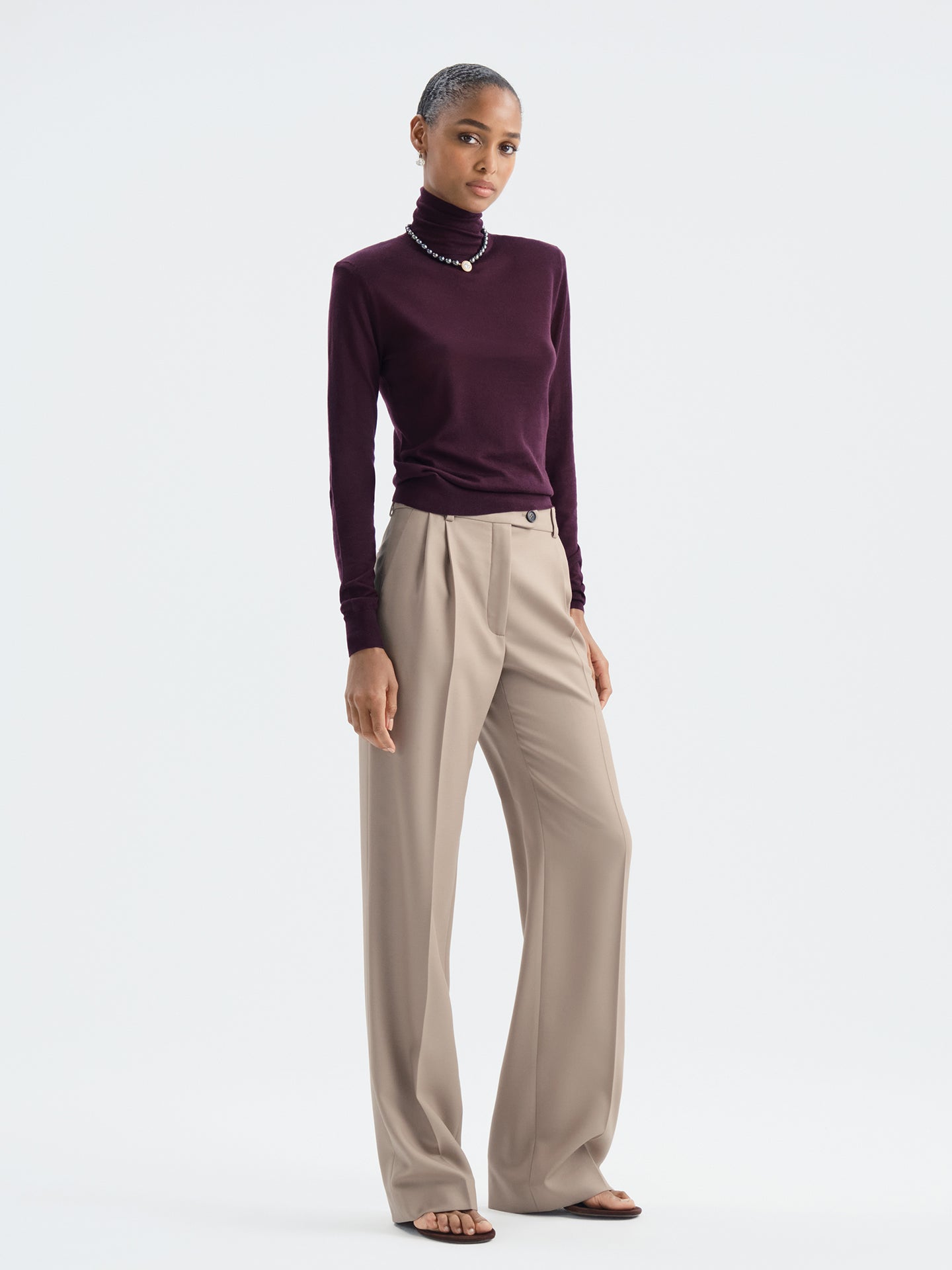 Tarlan Pant in Wool - AFLALO
