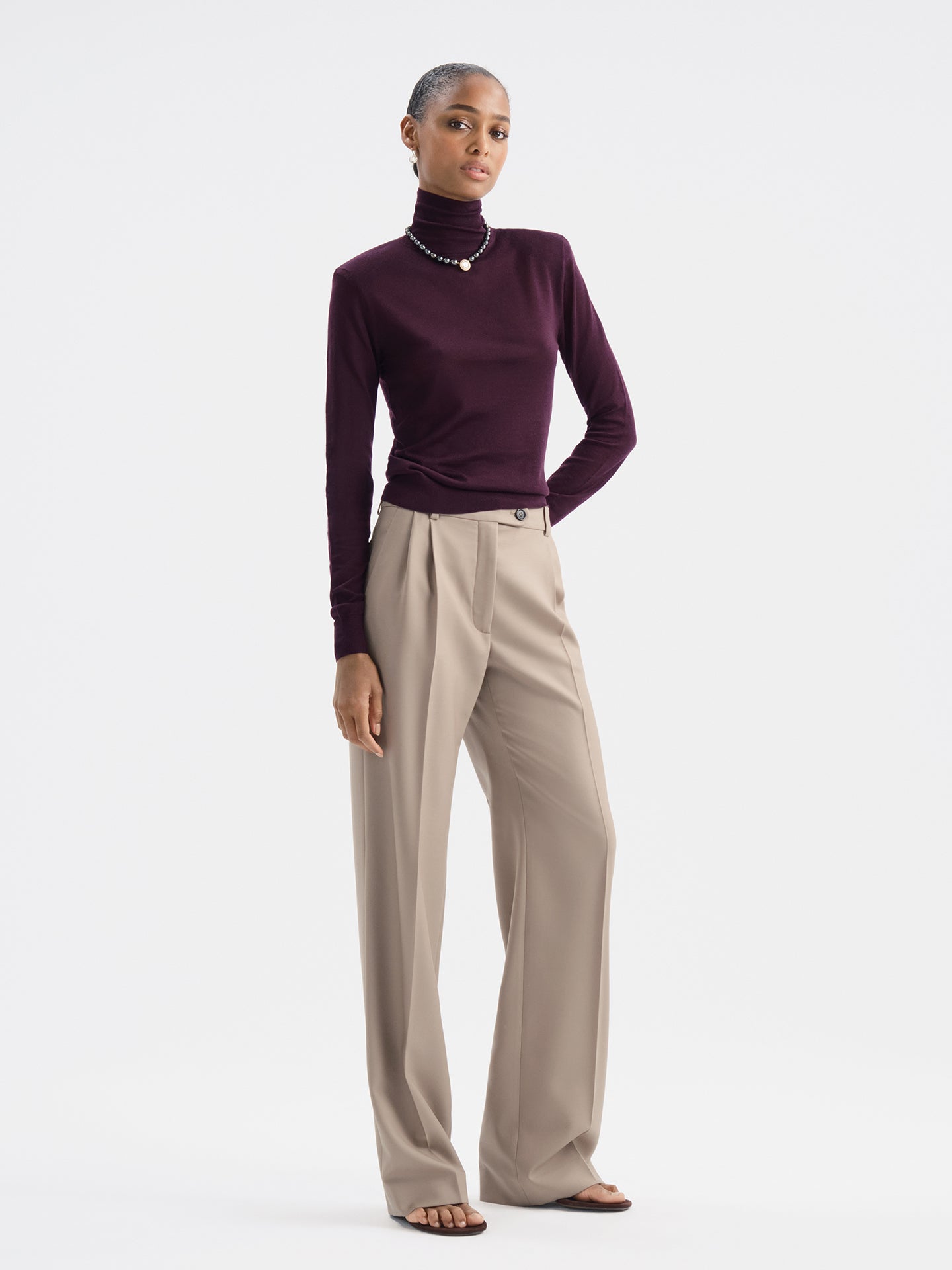 Tarlan Pant in Wool - AFLALO