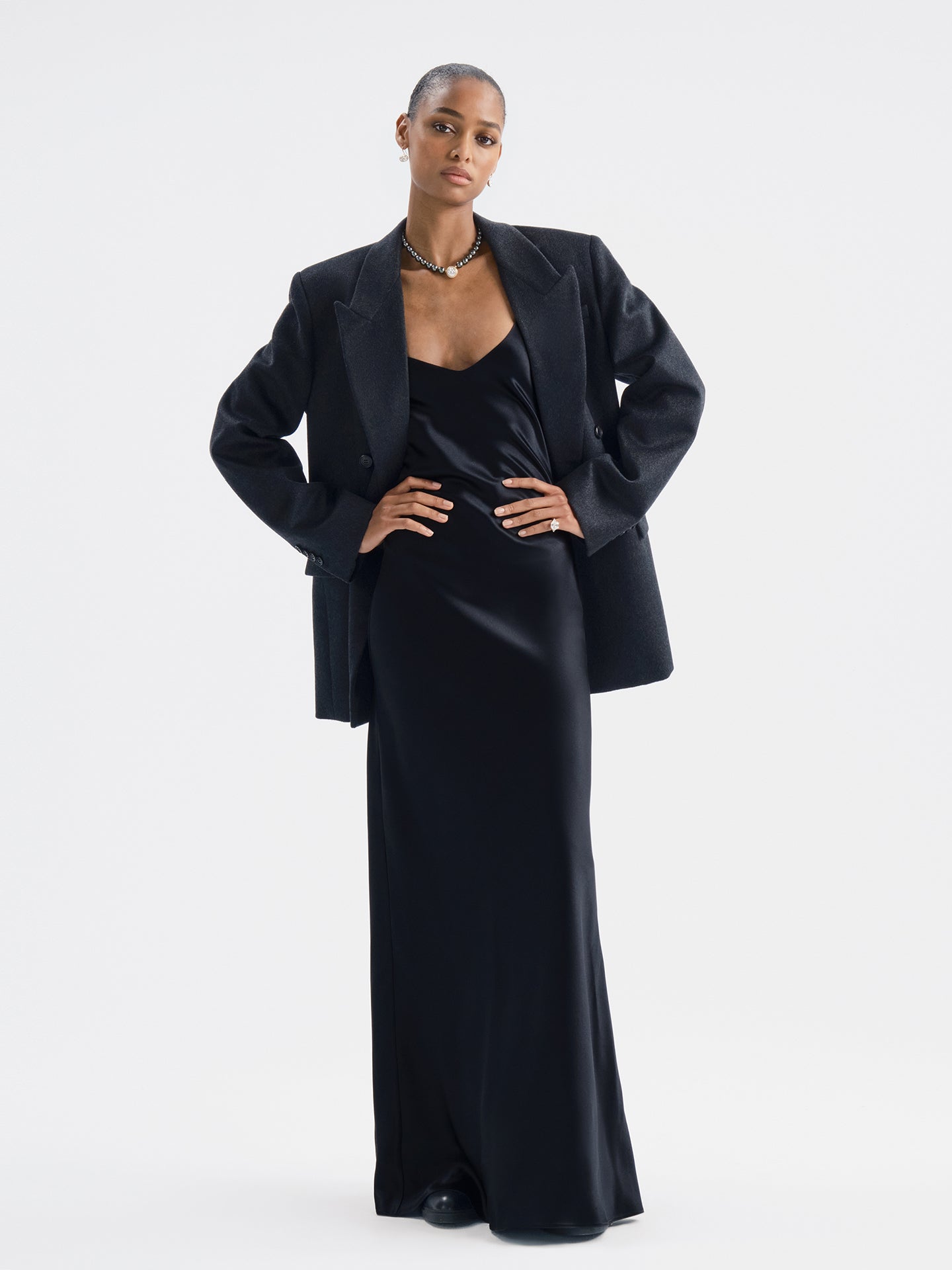 Amaris Dress in Silk - AFLALO