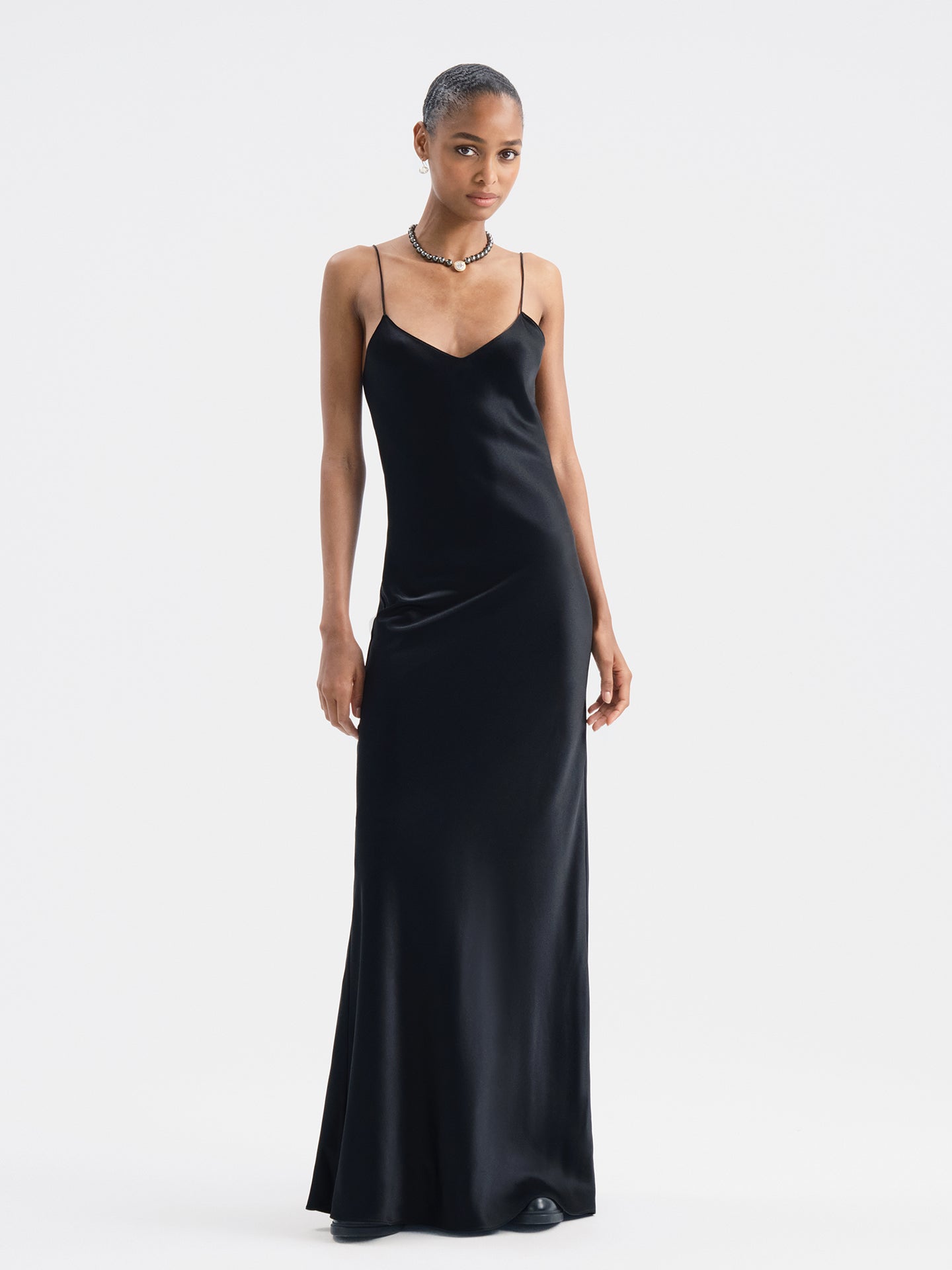 Amaris Dress in Silk - AFLALO