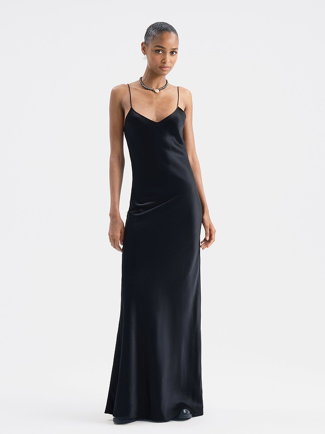Amaris Dress in Silk - AFLALO