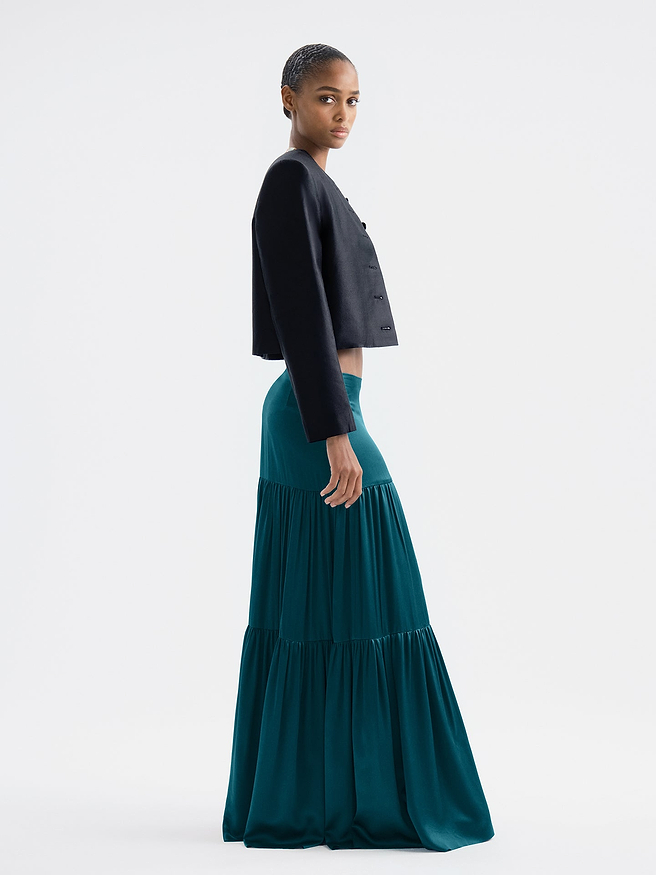 Isolde Skirt in Silk - AFLALO