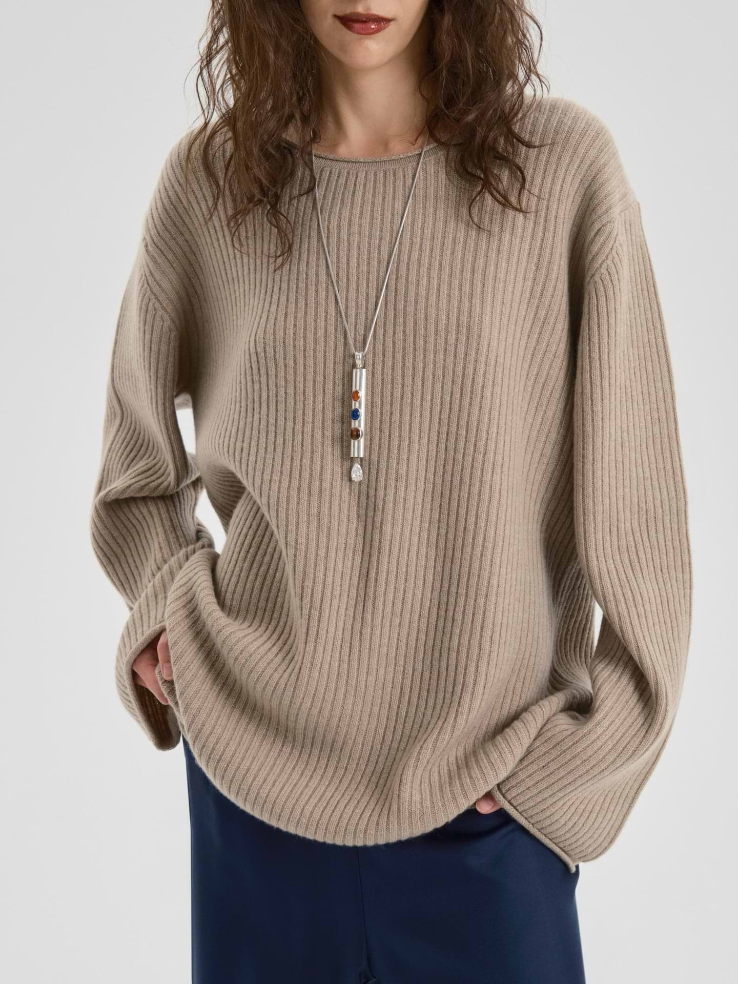 Eria Sweater in Cashmere - AFLALO