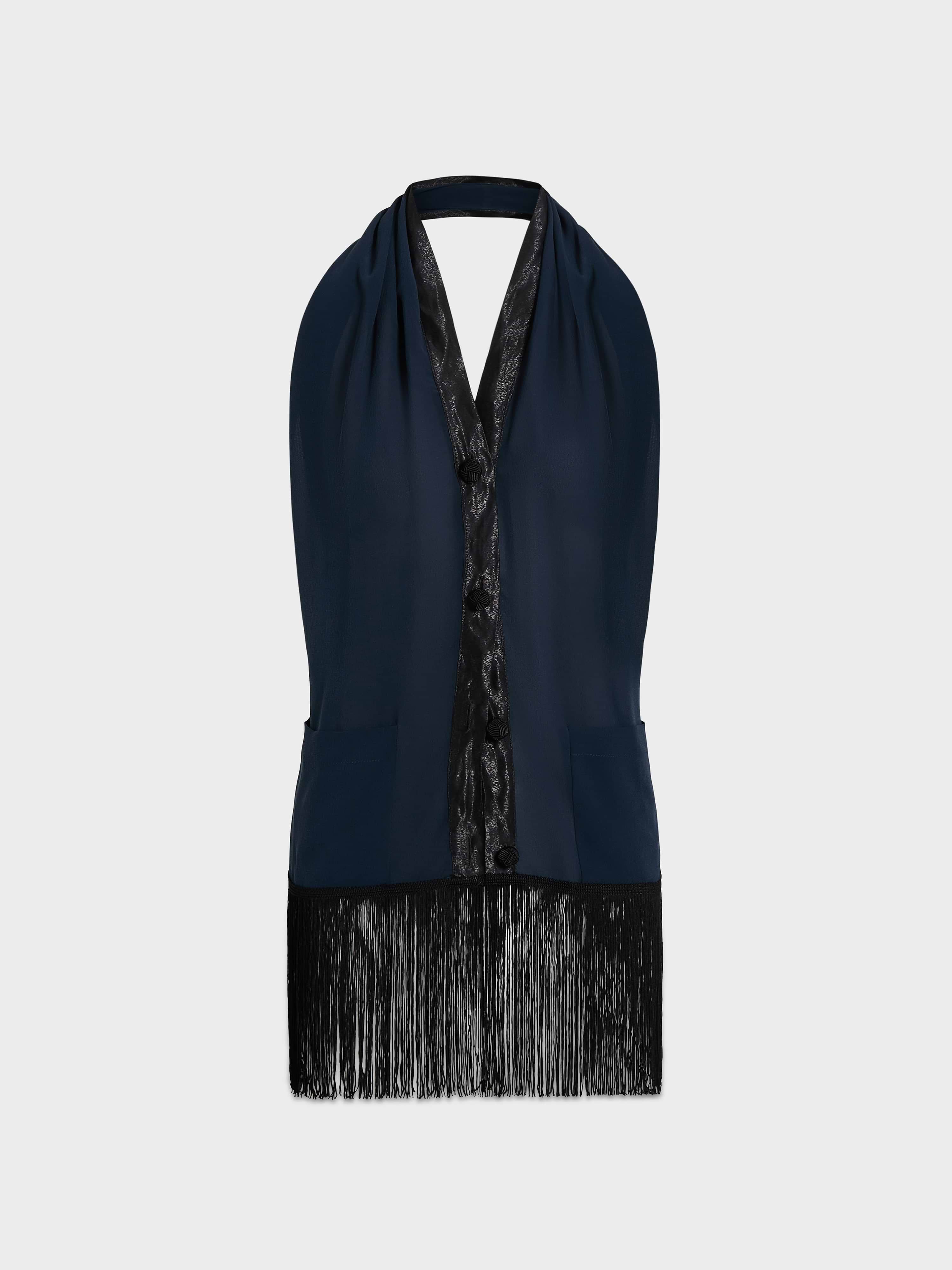 AFLALO Alere Top in Silk – Marine - Ghost Front