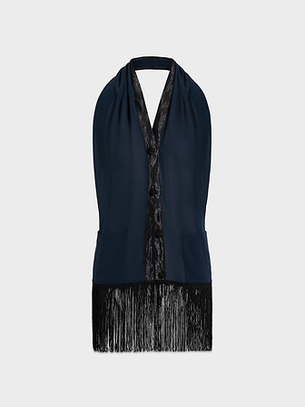 AFLALO Alere Top in Silk – Marine - Ghost Front