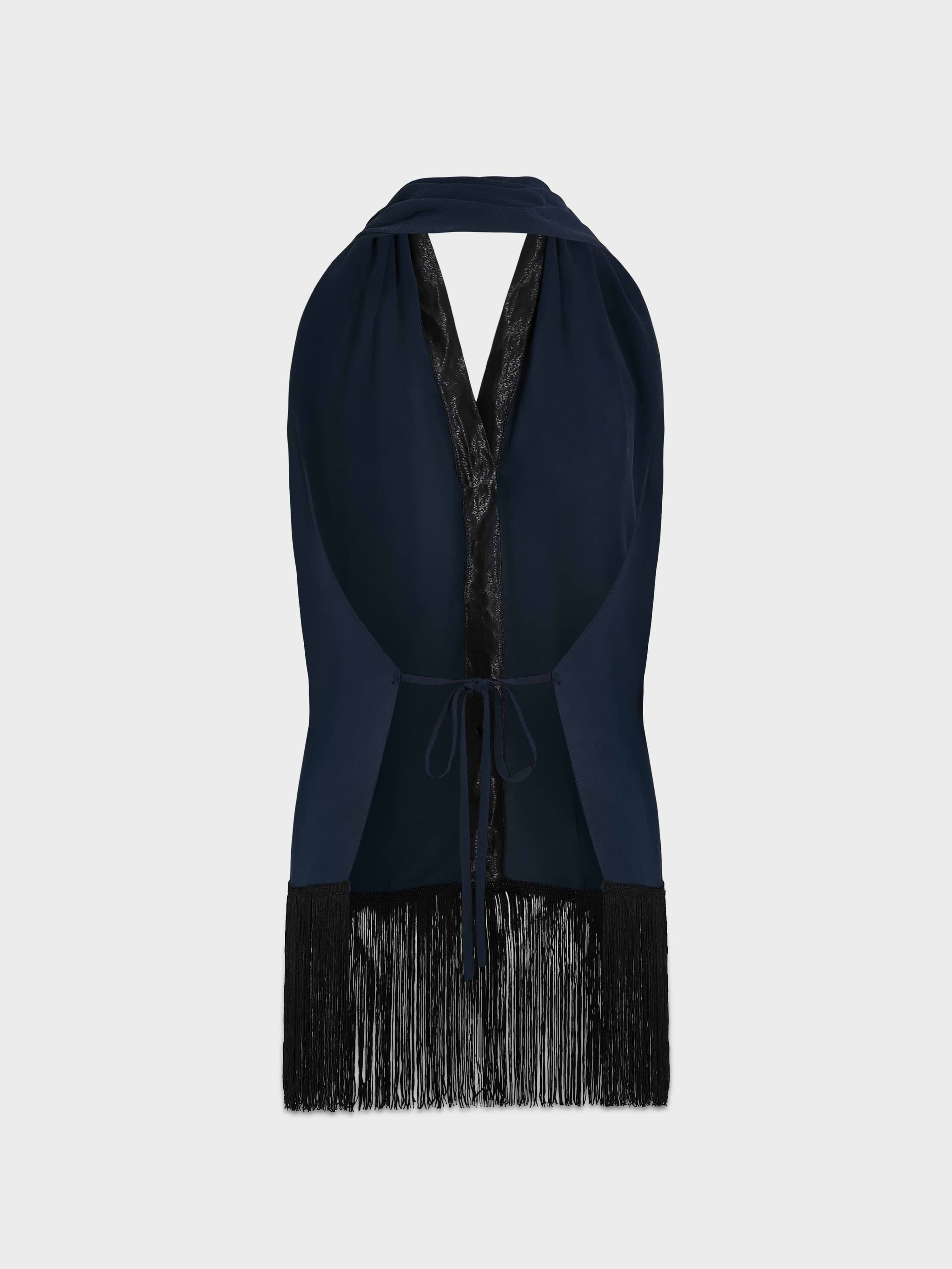 AFLALO Alere Top in Silk – Marine - Ghost Front