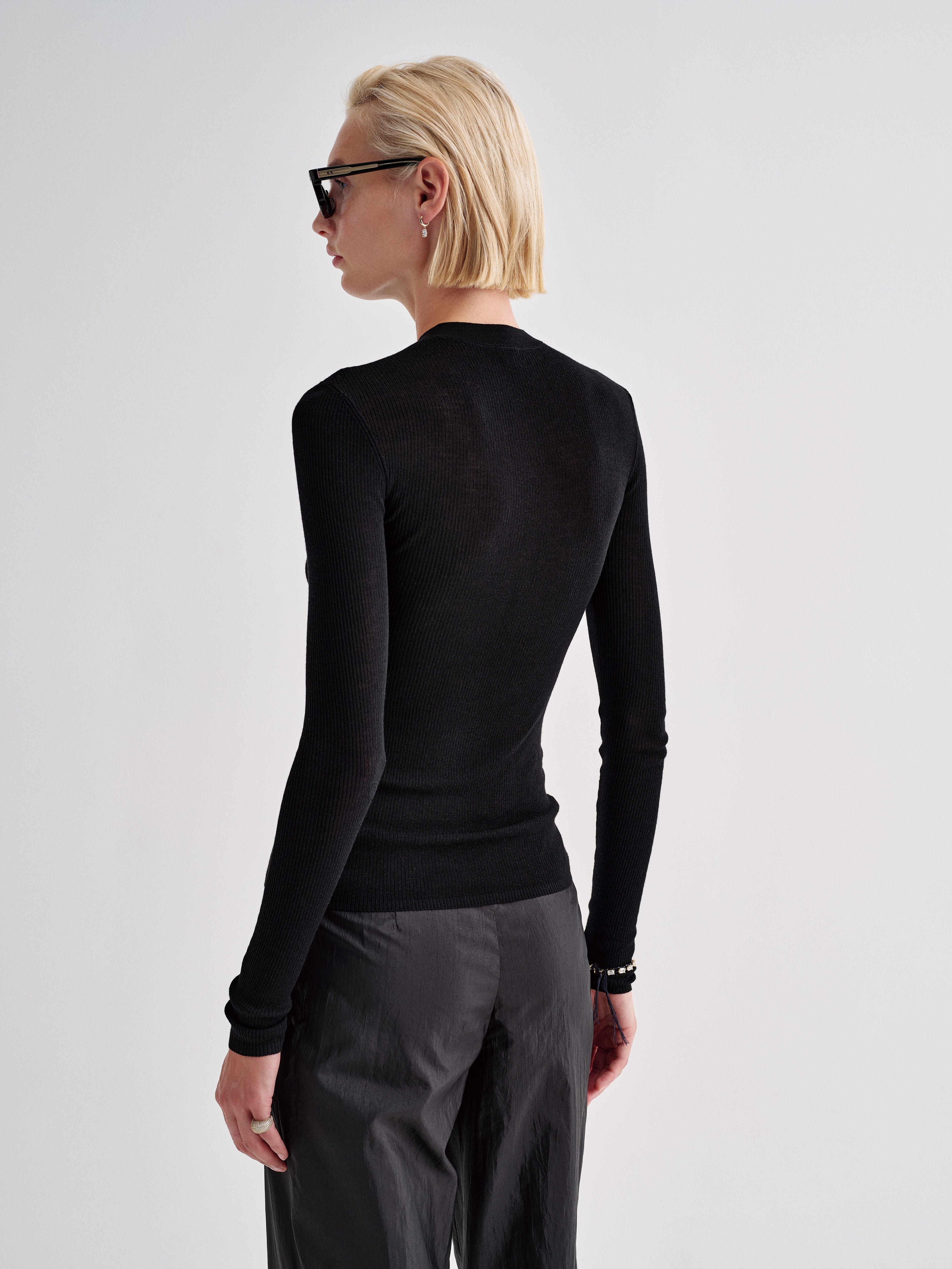 Monroe Top in Wool