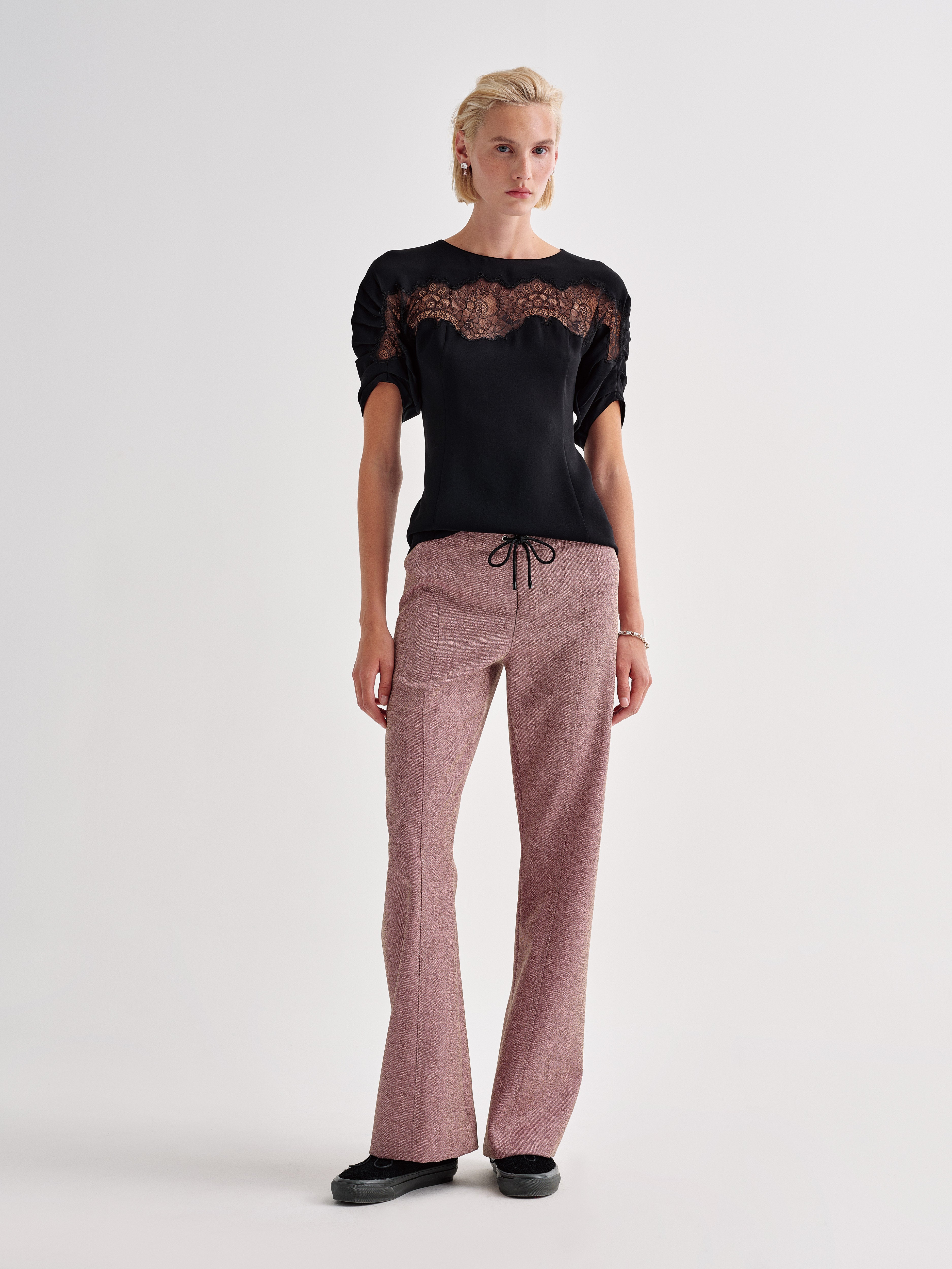 Tavi Pant in Wool Viscose