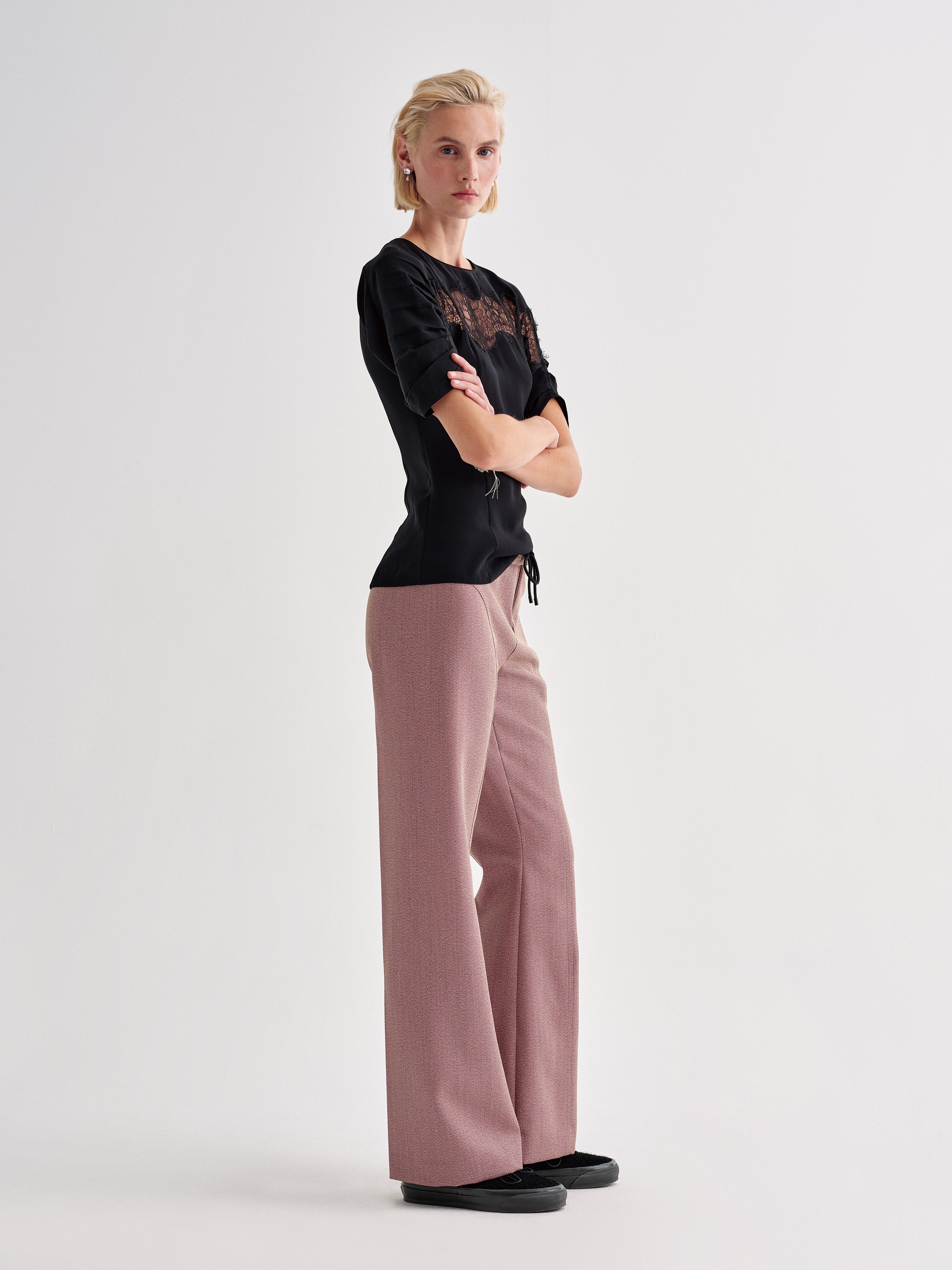 Tavi Pant in Wool Viscose