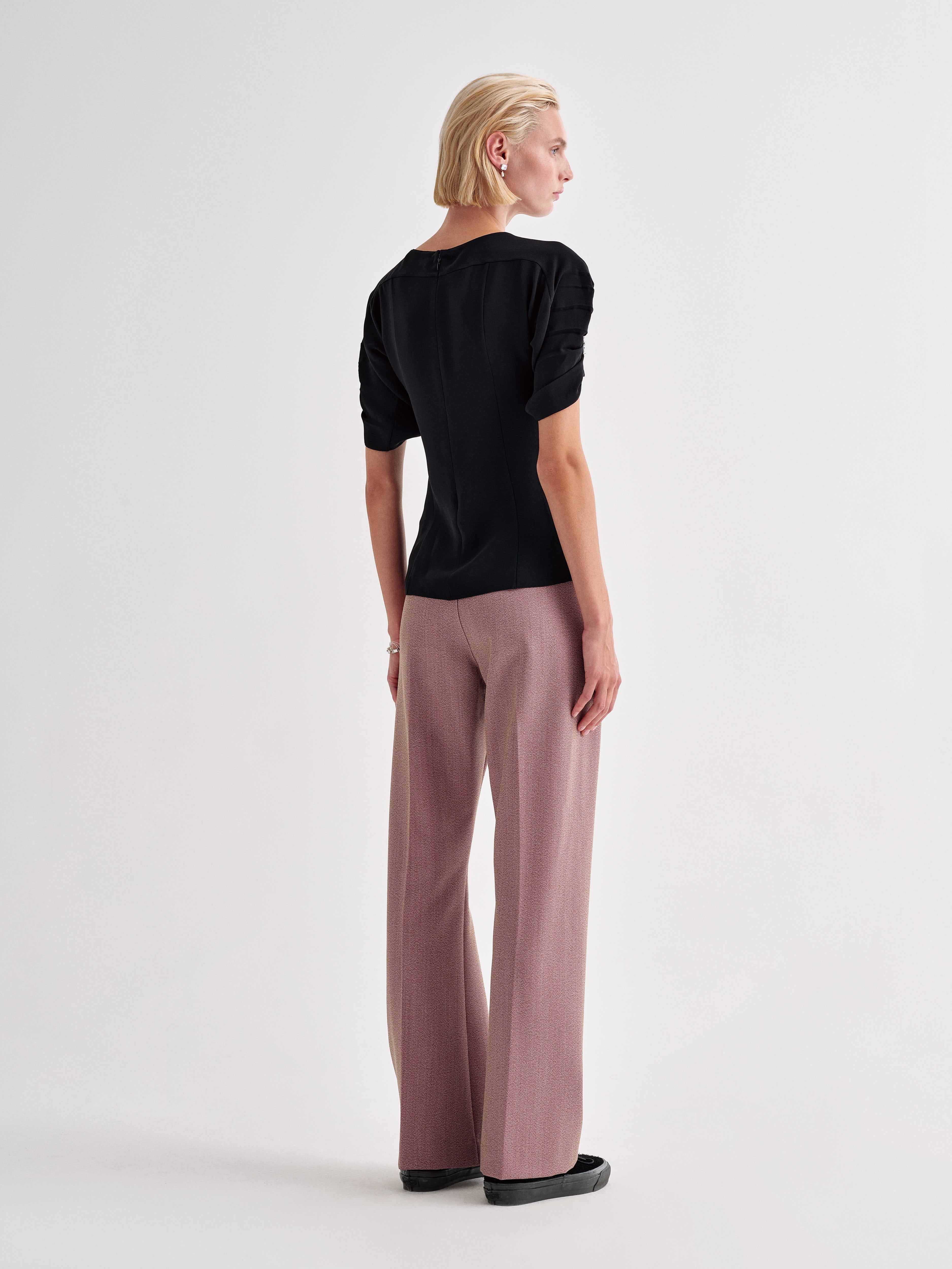 Tavi Pant in Wool Viscose