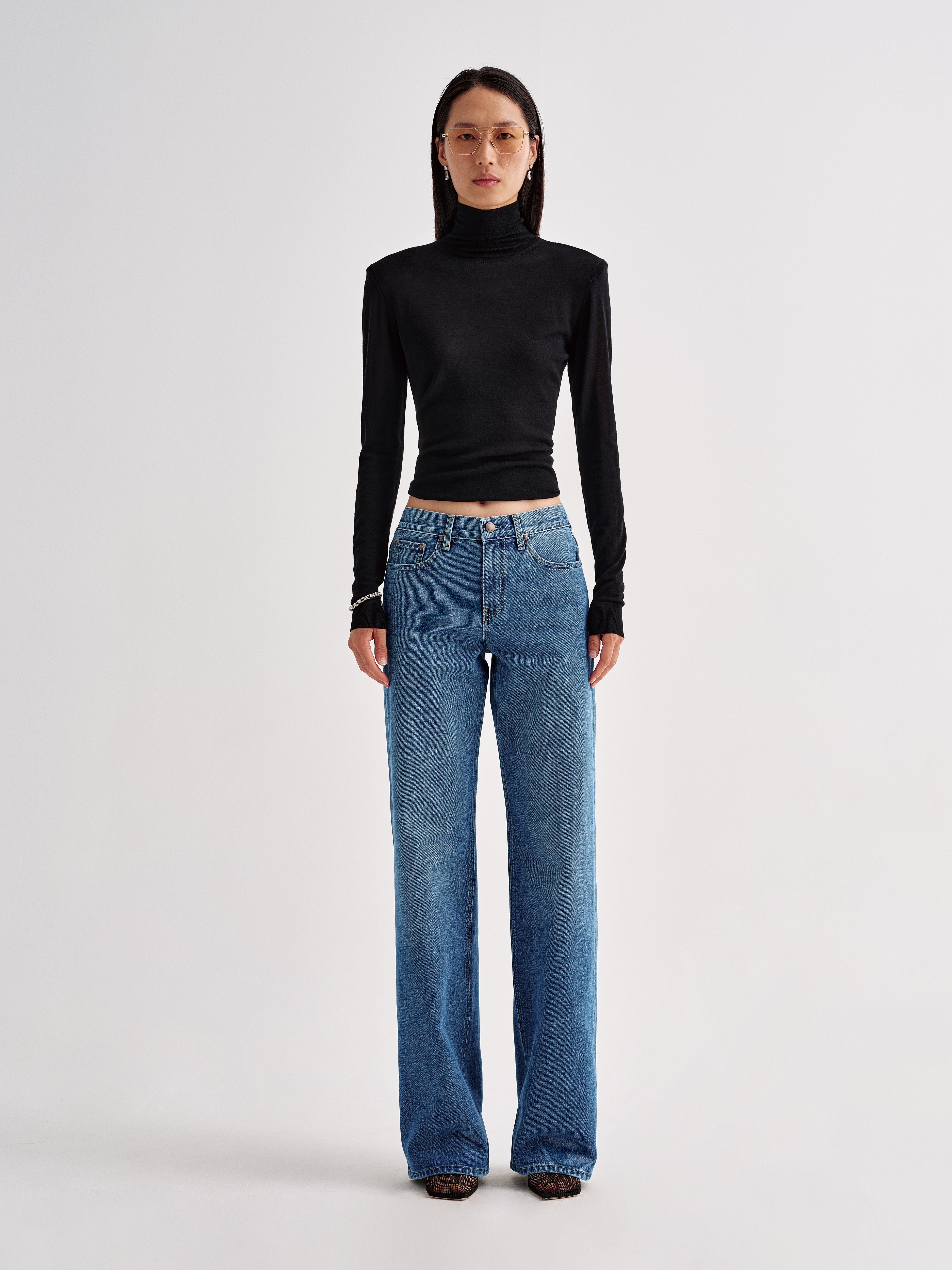 Rhys Jean in Rigid Denim