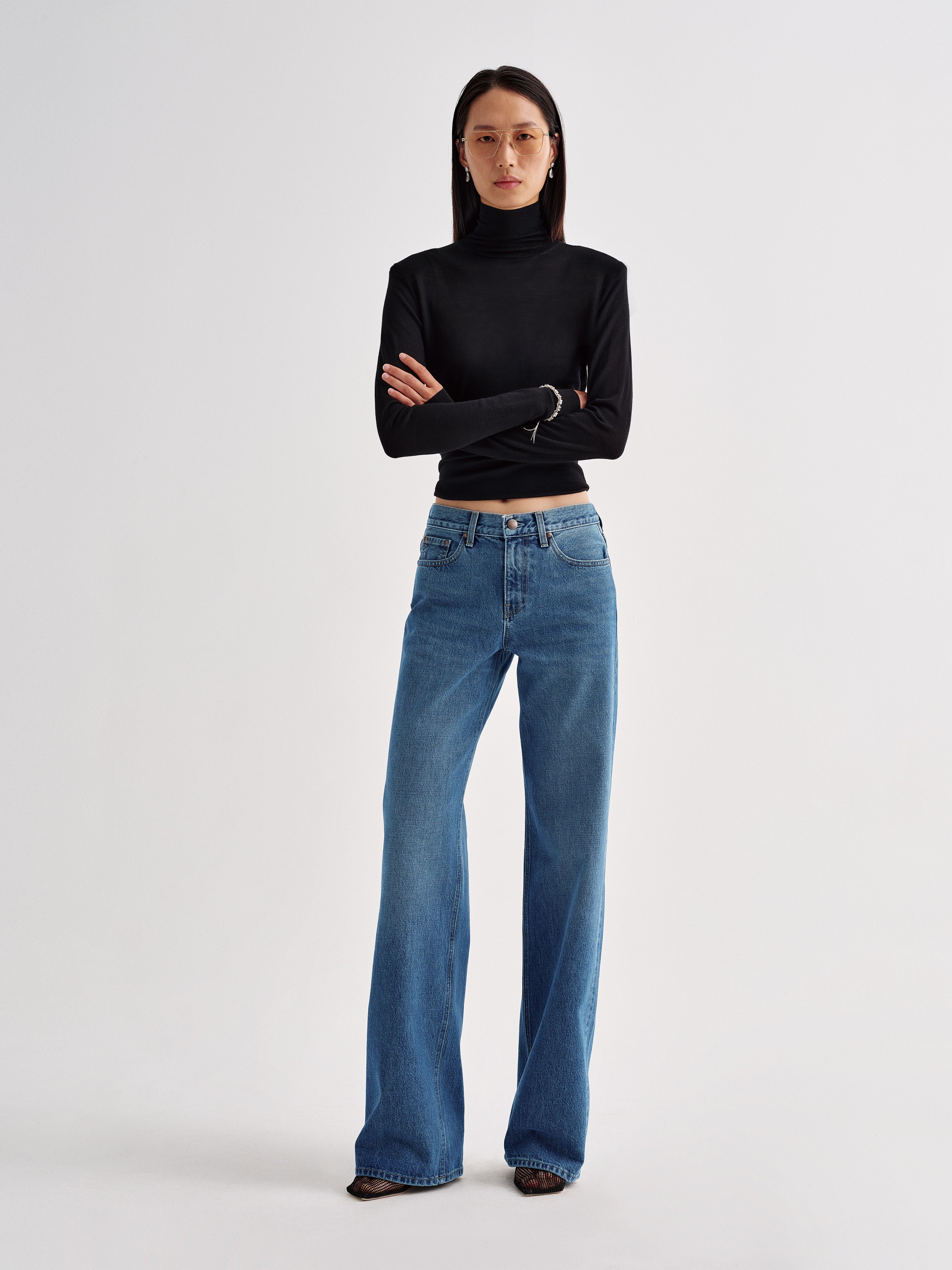 Rhys Jean in Rigid Denim