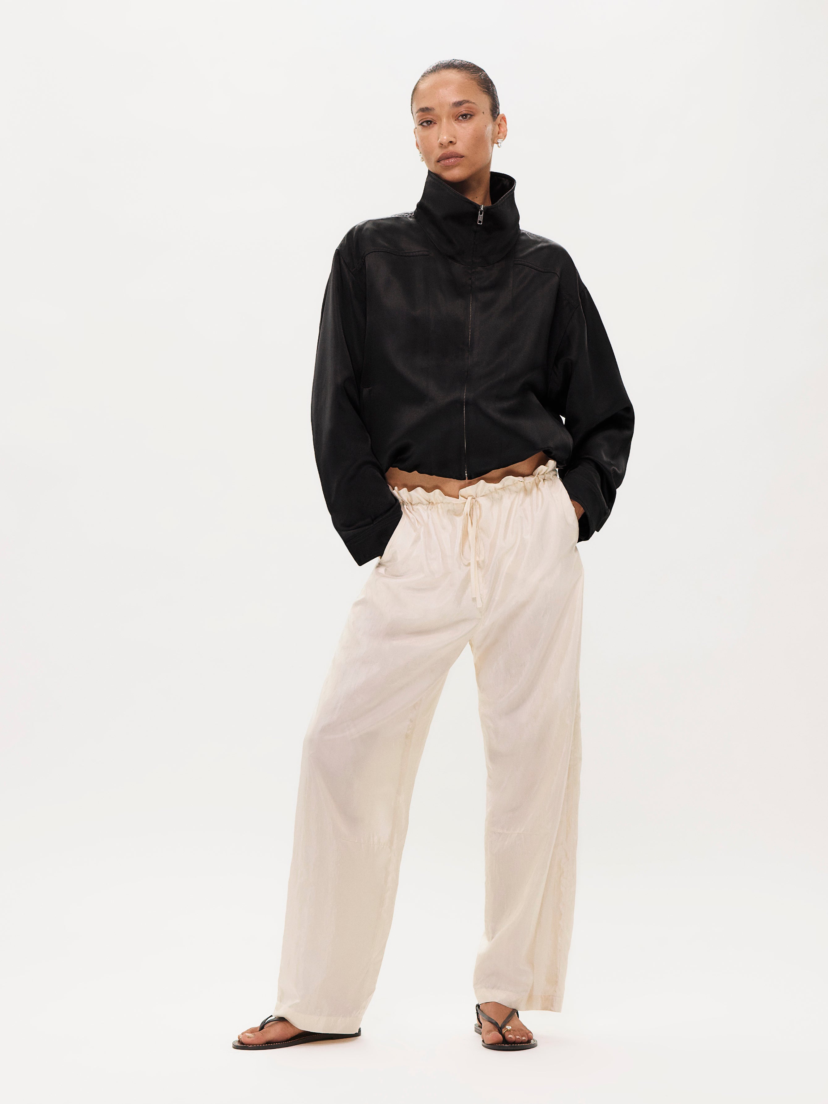 Audra Jacket in Viscose Silk